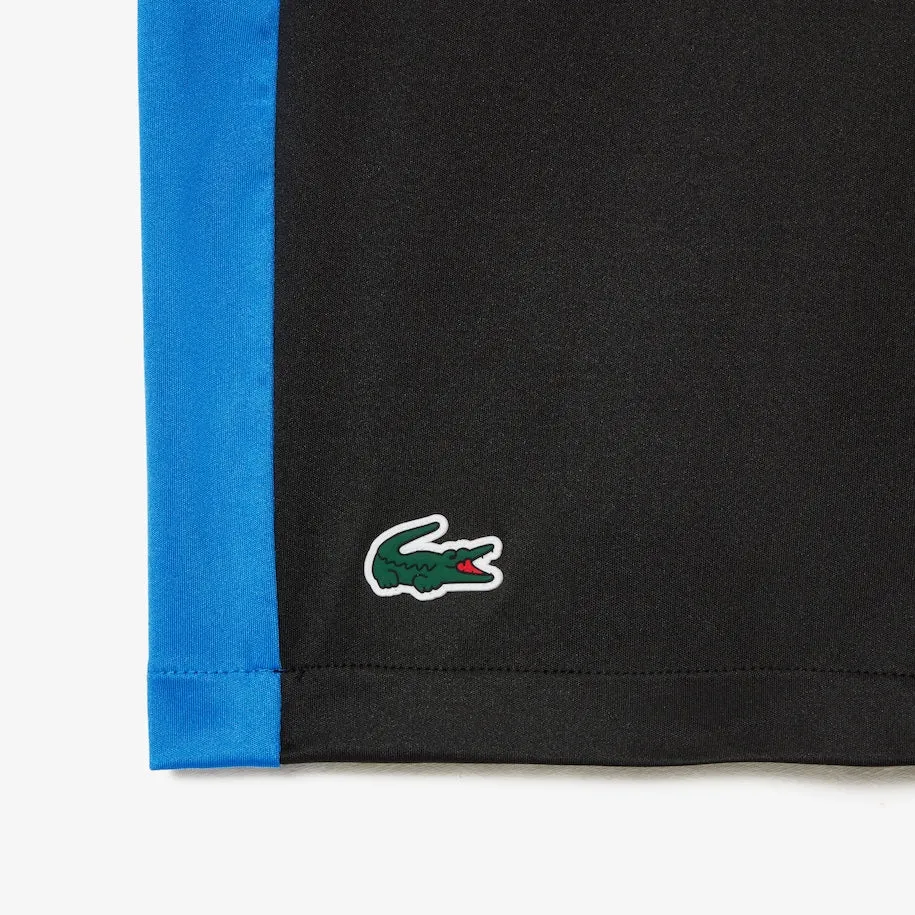 Herren Lacoste Tennis x Daniil Medvedev Regular Fit Shorts Schwarz / Blau Patagonia Kleidung