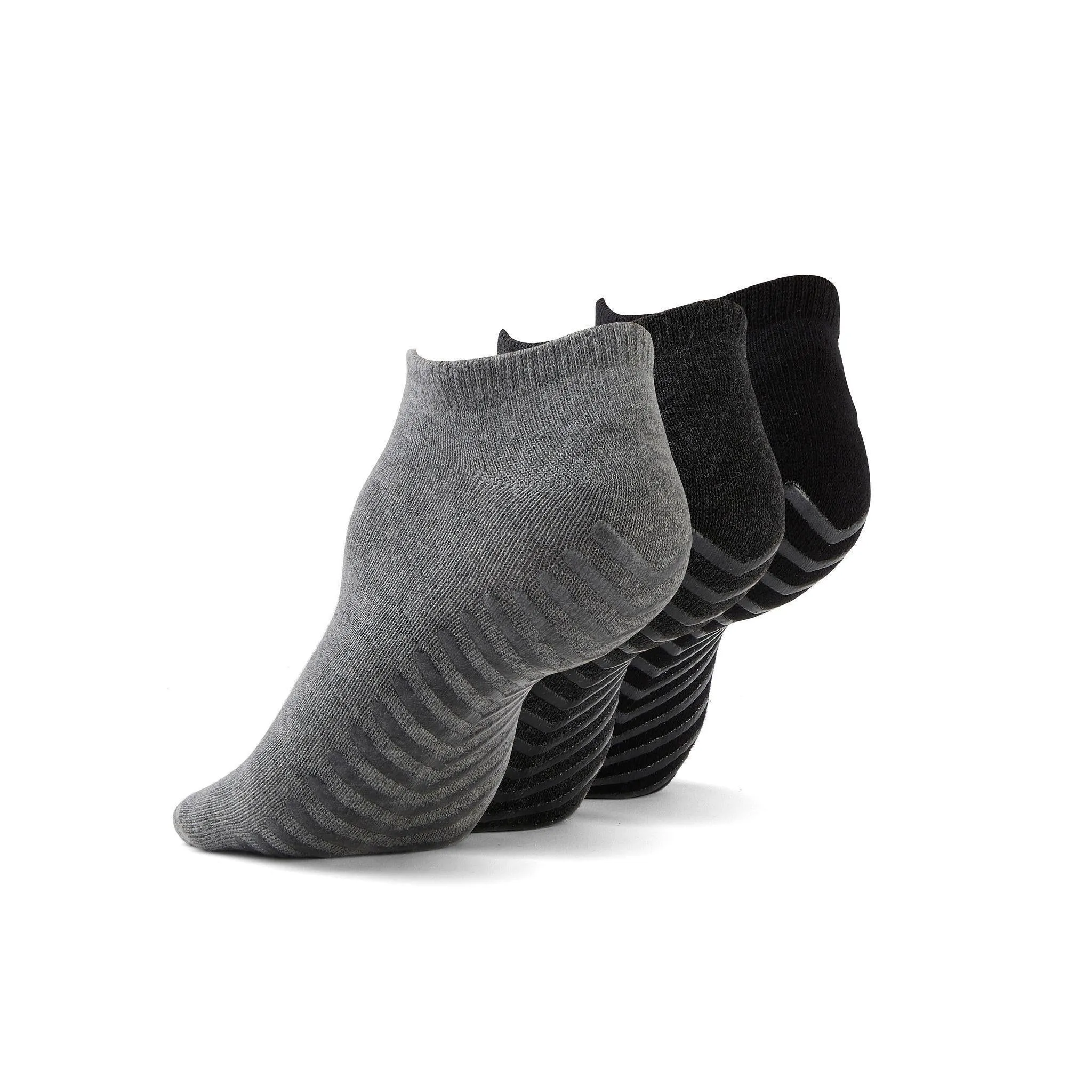 Herren Socken mit Grip, niedriger Ausschnitt (3er Pack)