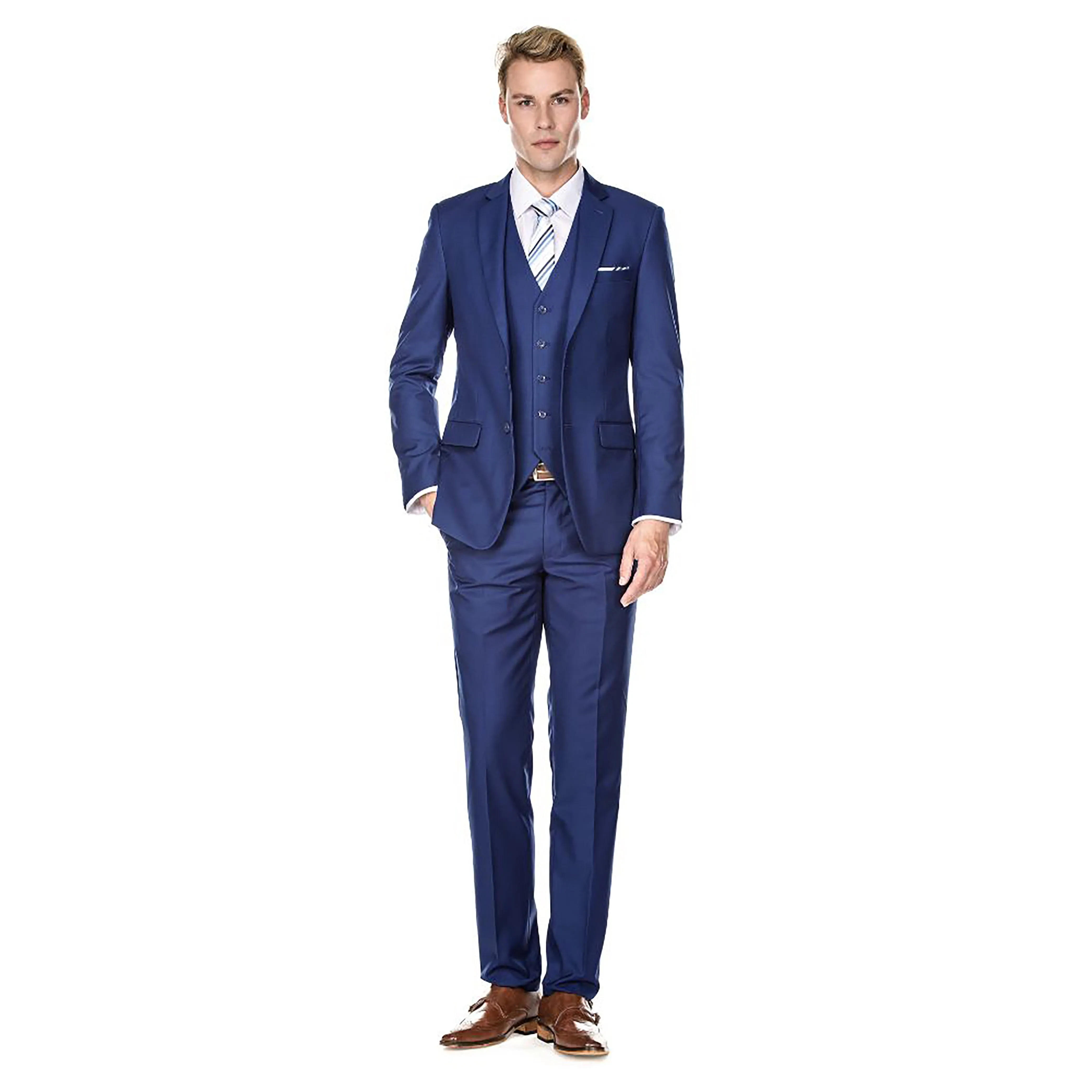 Herren Signature 3-teiliger Slim Fit Anzug