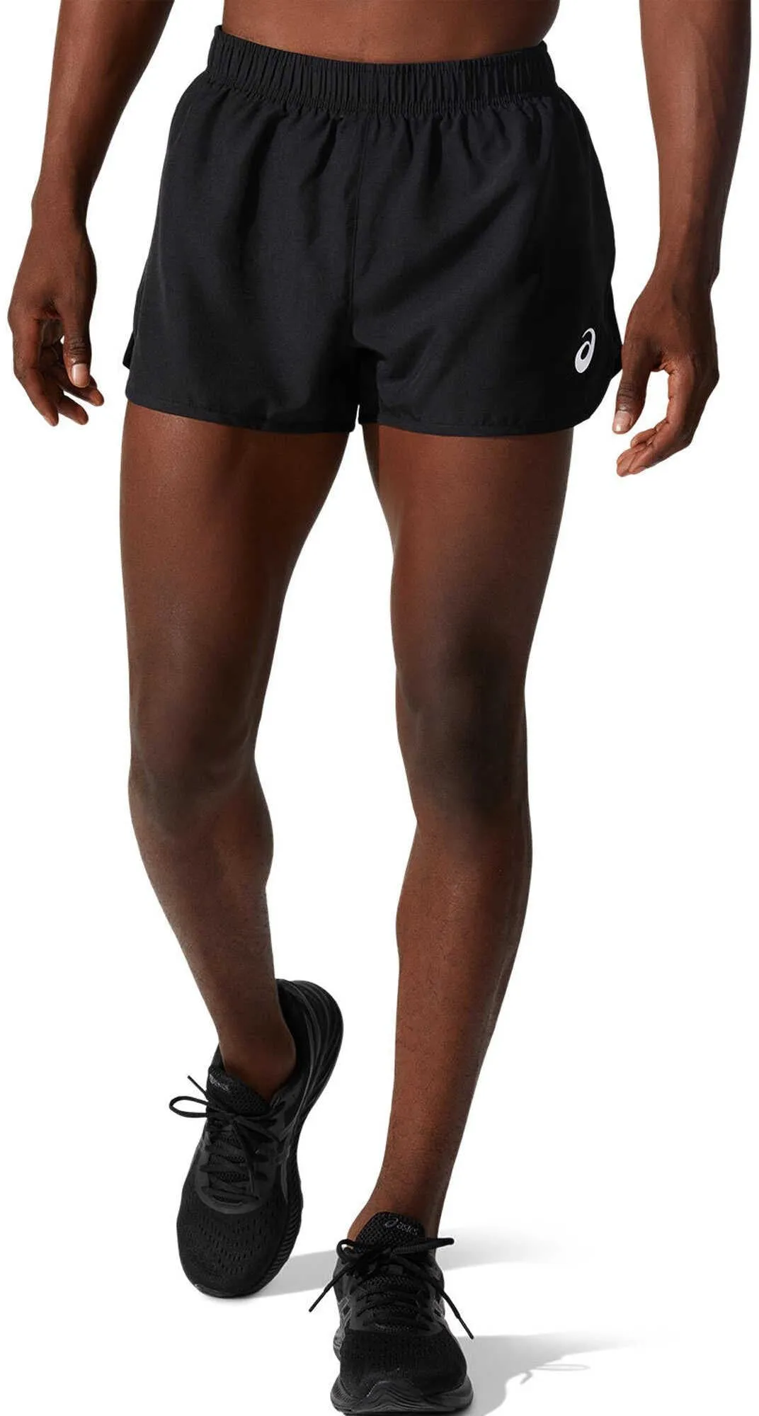 Herren-Silber Shorts mit Seitenschlitzen
