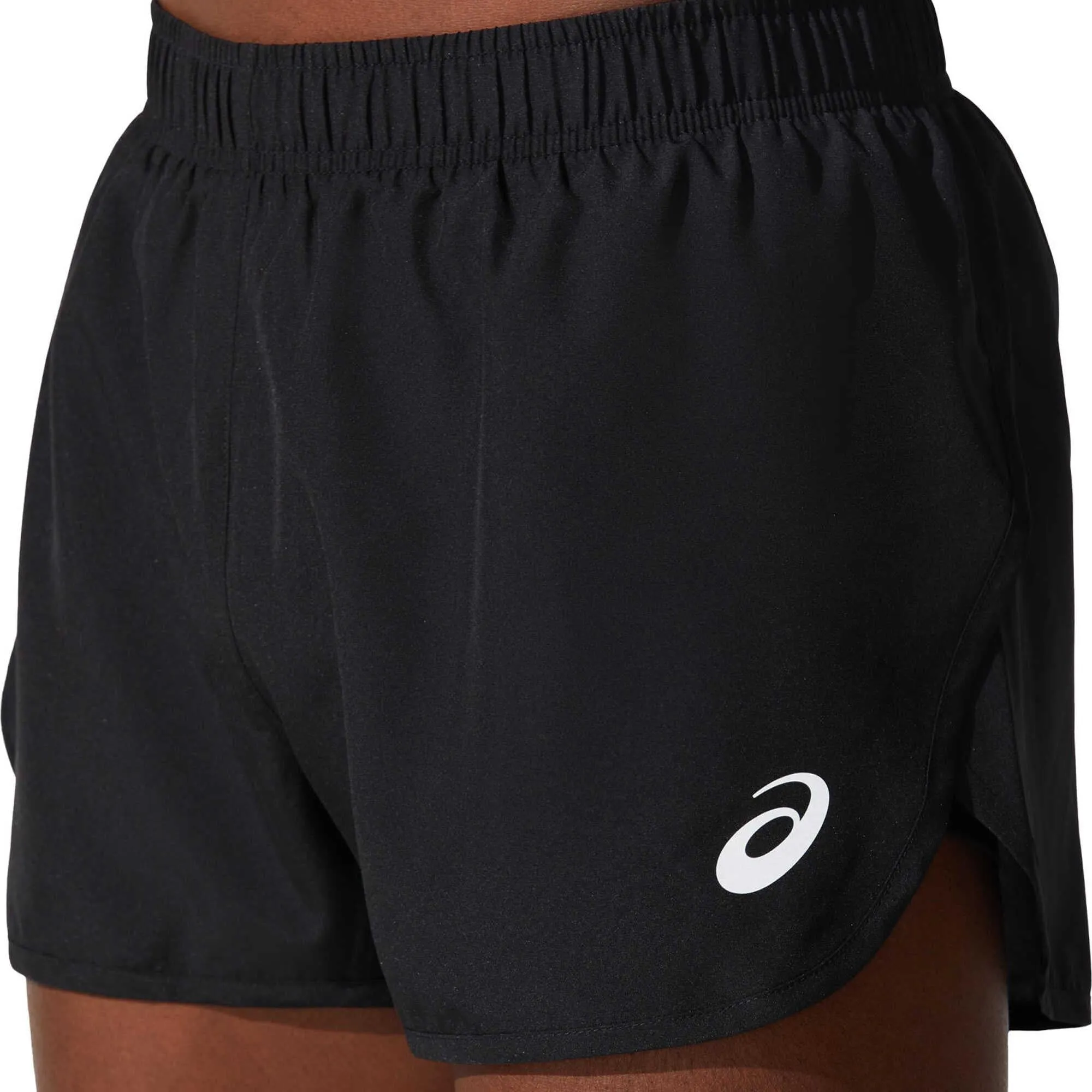 Herren-Silber Shorts mit Seitenschlitzen