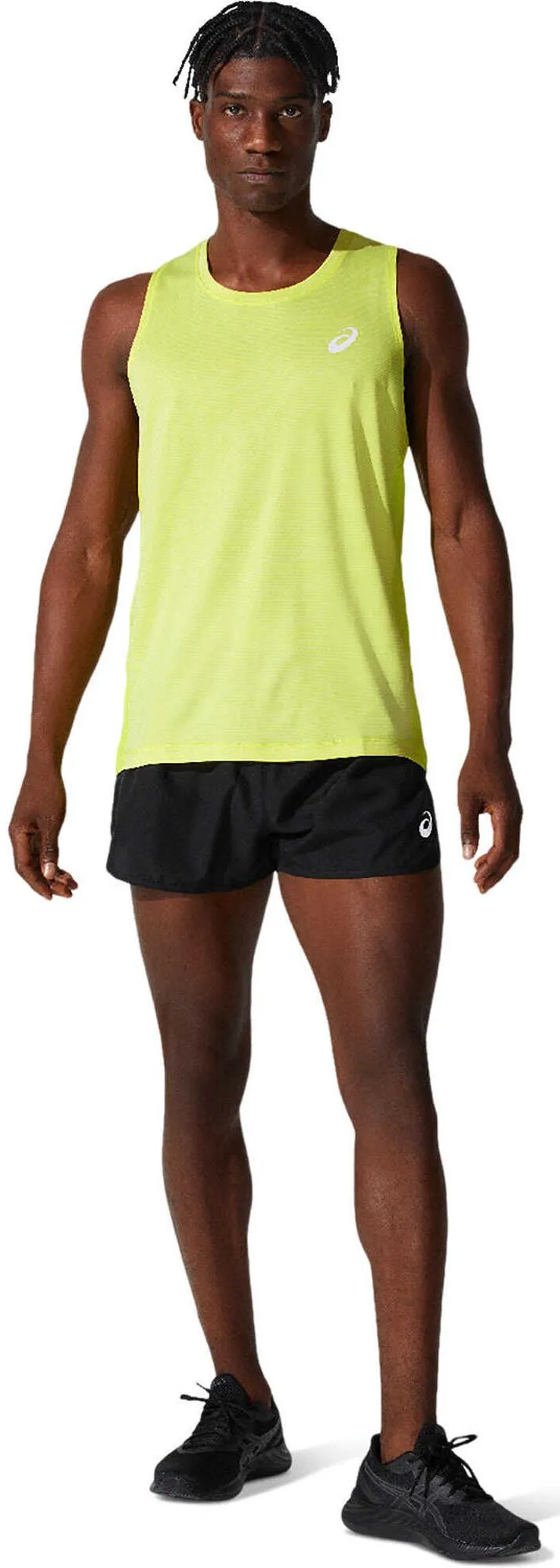 Herren-Silber Shorts mit Seitenschlitzen