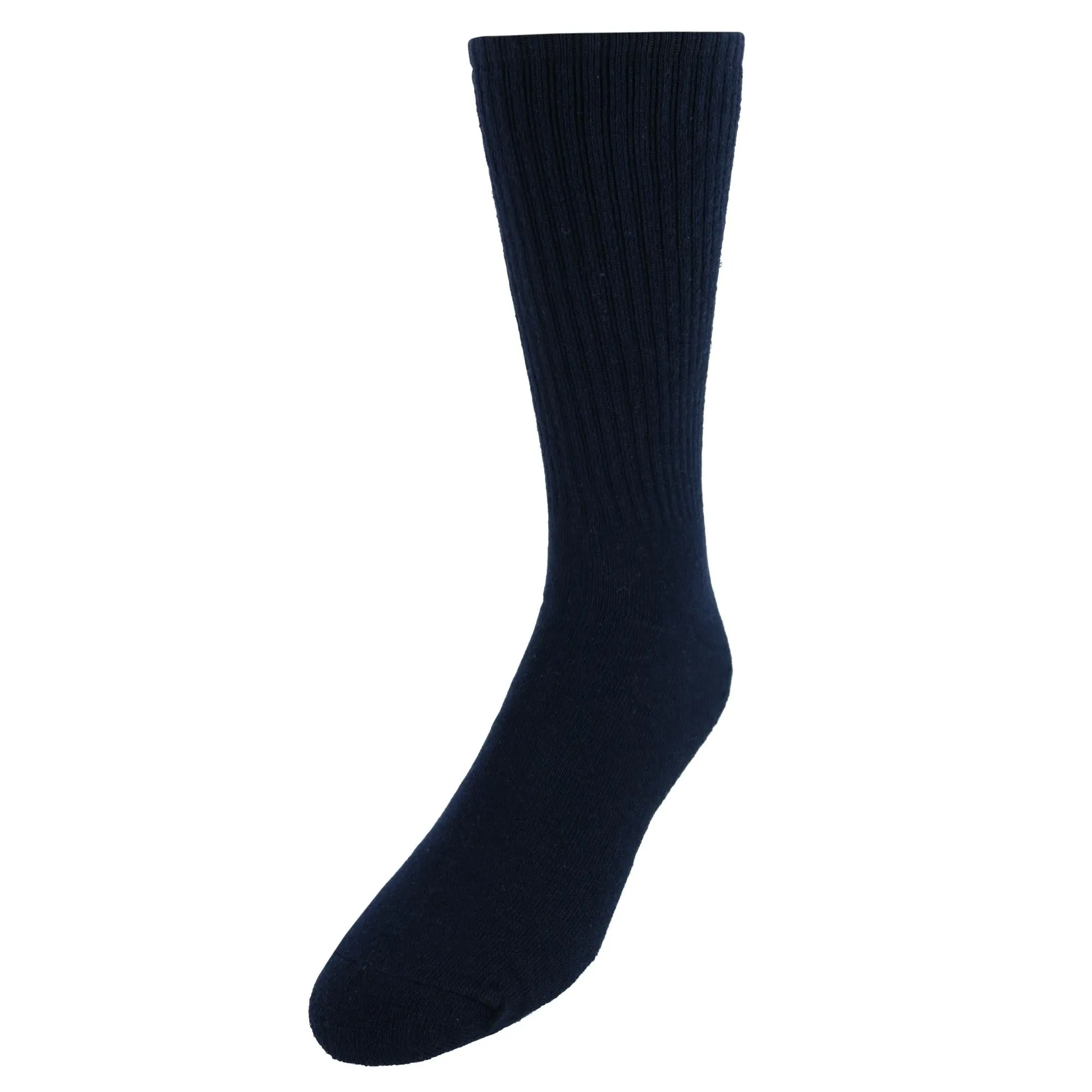 Herren Superweiche Rippenstrumpfsocken bis zur Mitte der Wade (1 Paar)