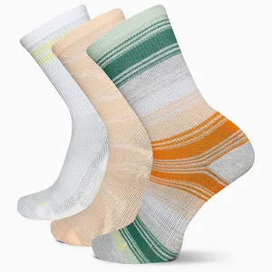 Merrell Recycelte Everyday Crew Socken Unisex Erwachsene Größe S/M Pfirsich 3er Pack APP558