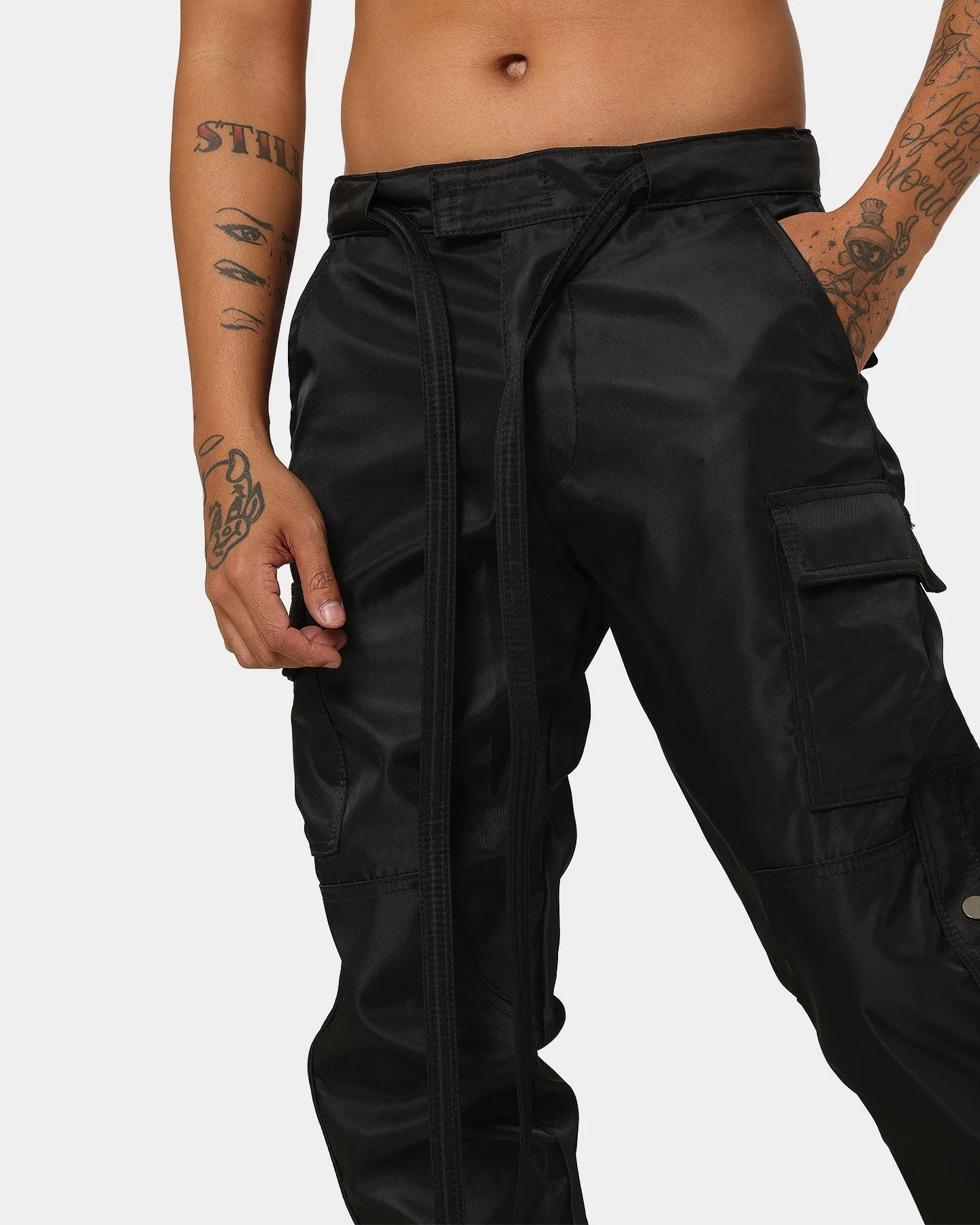 MNML Snap Zipper II Cargo Hose Schwarz