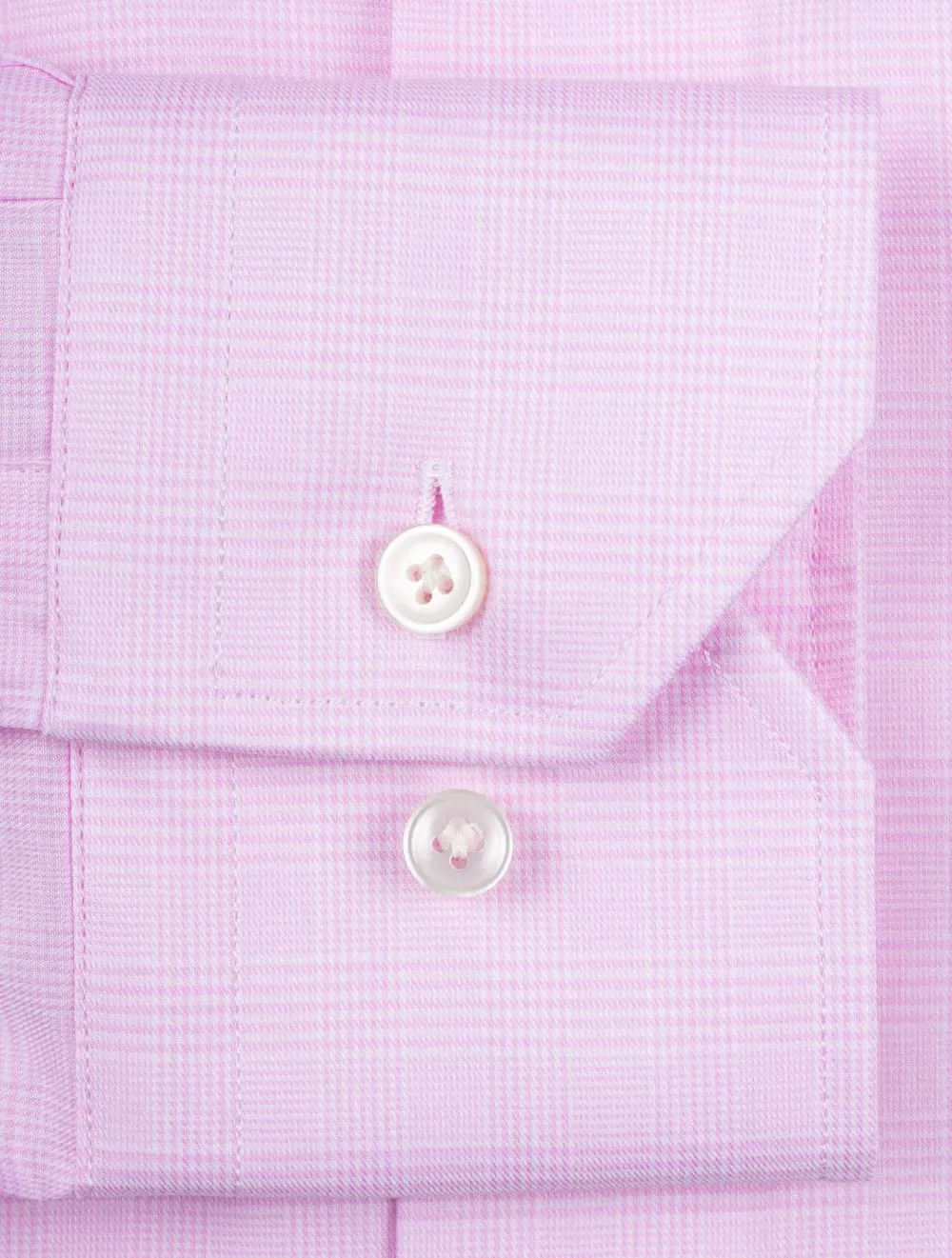 Montana Slim Fit Check Hemd Pink