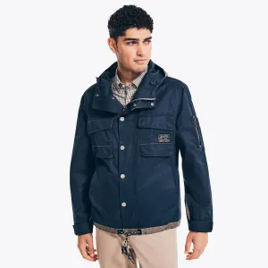 Nautica Herren Utility Kapuzenjacke Marineblau Nautica