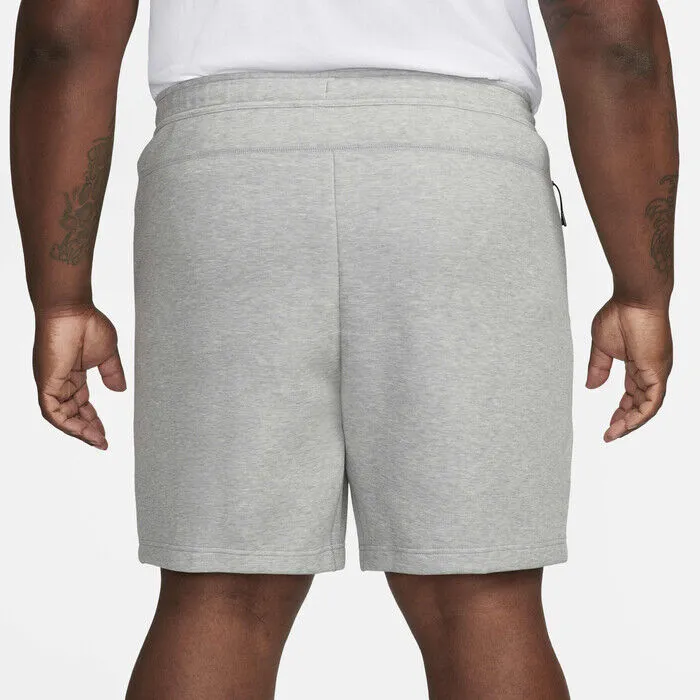 Nike Sportswear Tech Fleece Herrenshorts Größe - XL Dunkelgrau Meliert/Schwarz