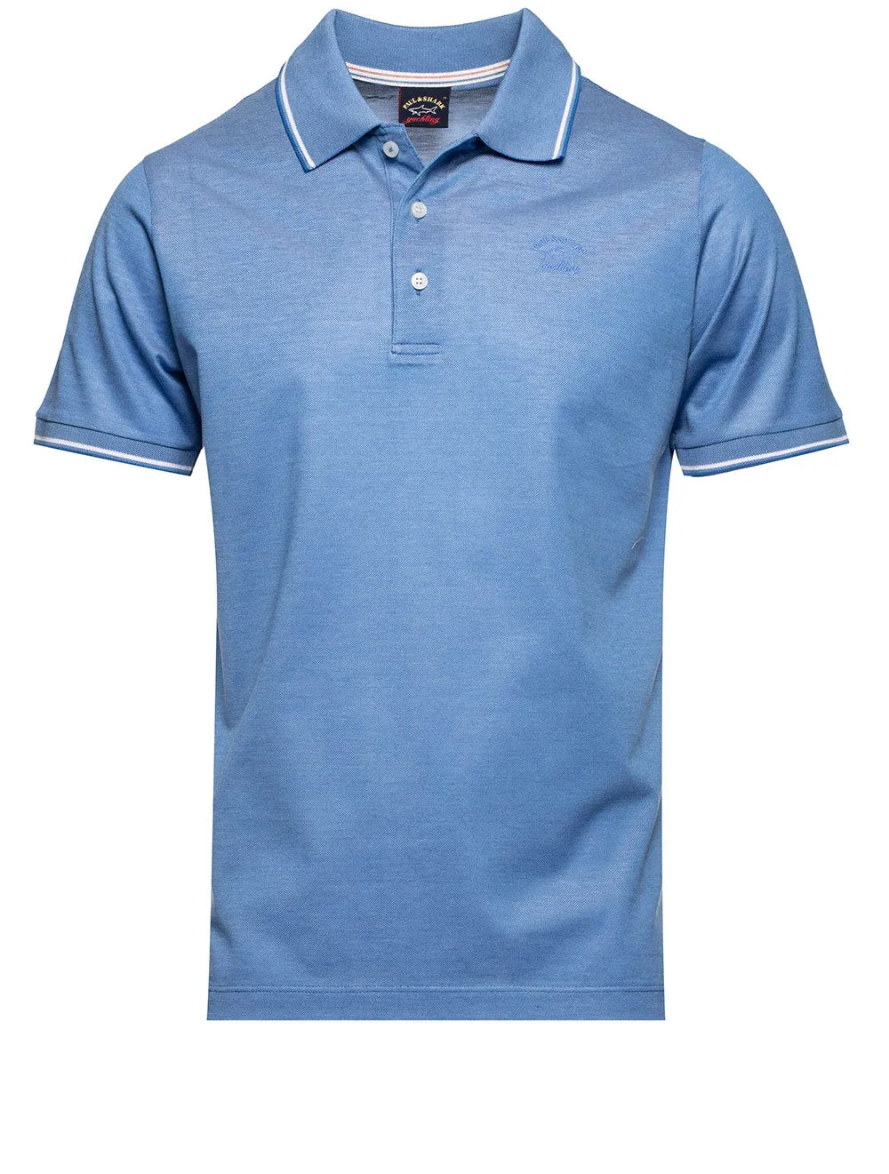 Piqu�� Tech Polo Blau