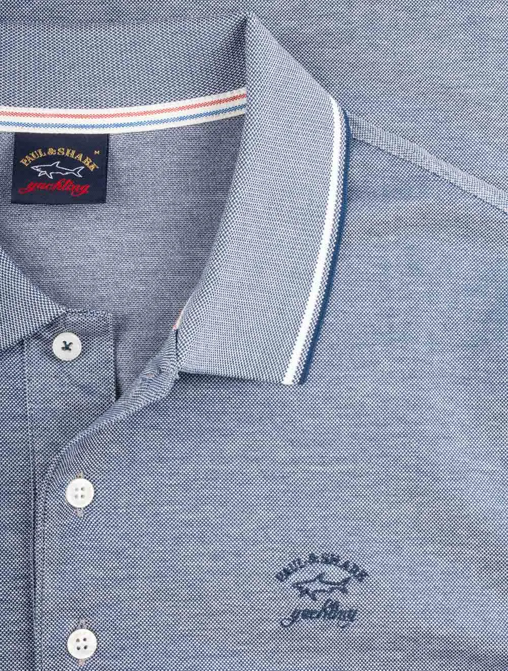 Piqué Tech Polo Marineblau