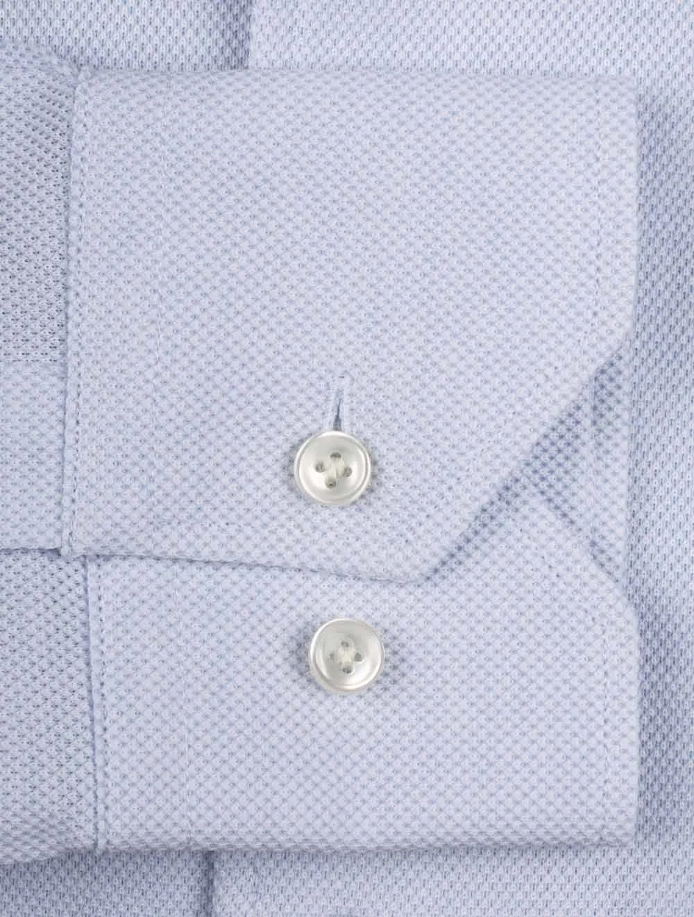 Piqué-Hemd Hellblau