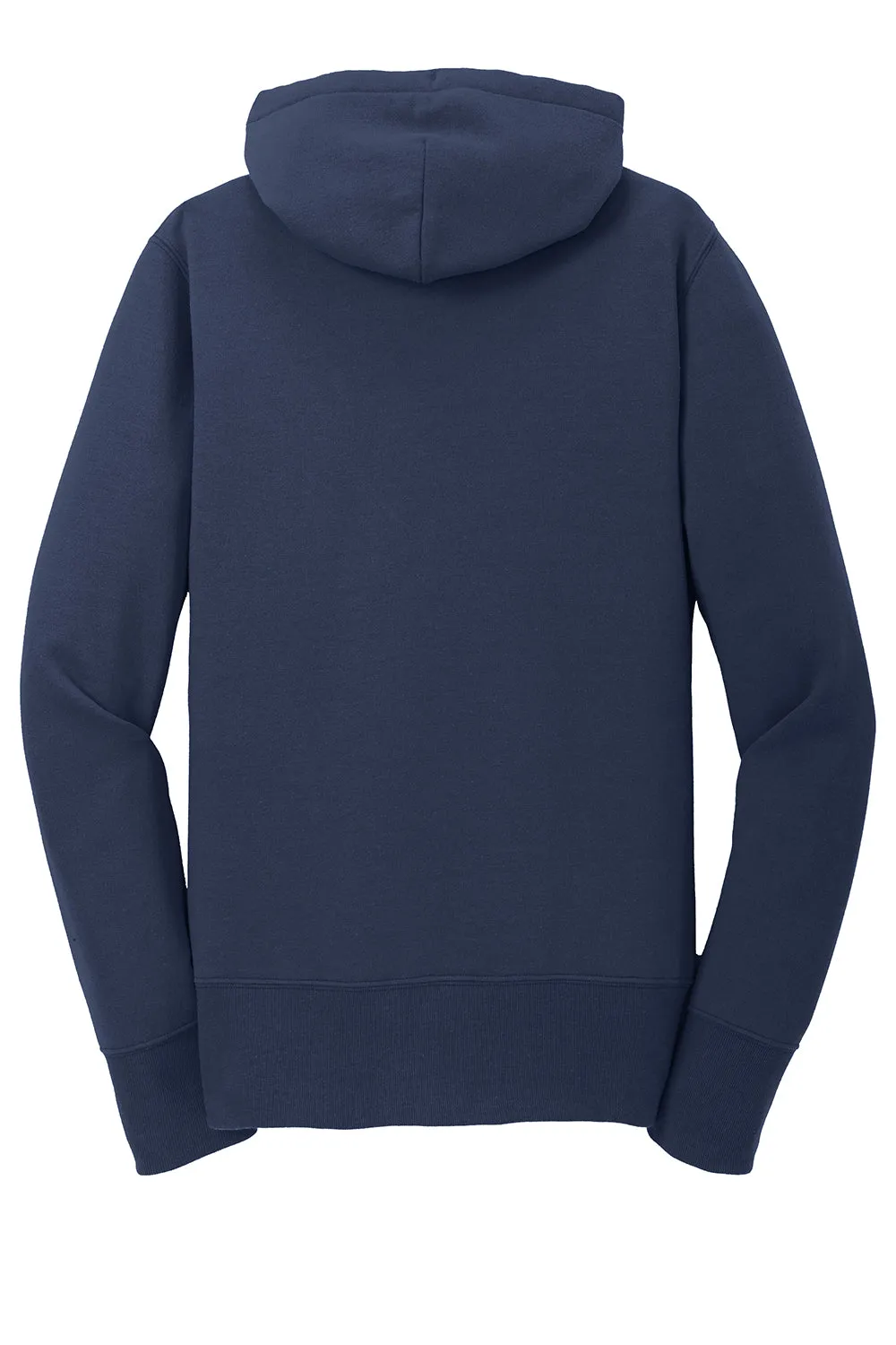 Port & Company Damen Core Pill Resistant Fleece Full Zip Kapuzenpullover Hoodie mit Taschen - Marineblau