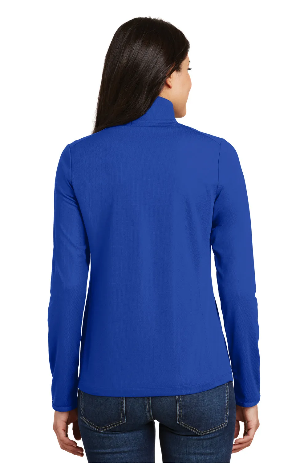 Port Authority Damen Feuchtigkeitstransportierendes 1/4-Zip Sweatshirt - Echtes Königsblau - Ausverkauf