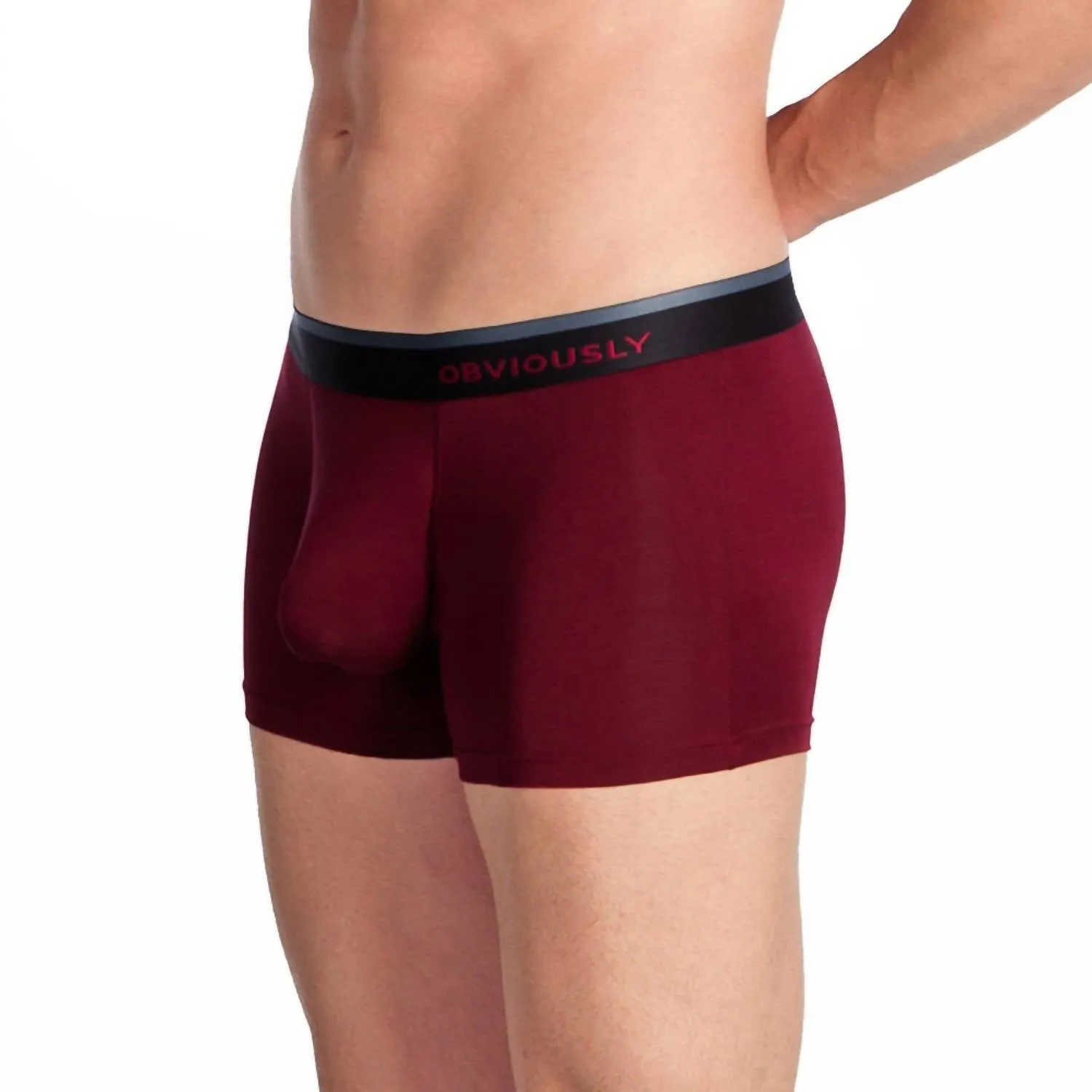 Primeman 3-Zoll-Boxershorts in Bordeauxrot