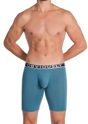 Primeman 9-Zoll-Boxerslip in Stahlblau