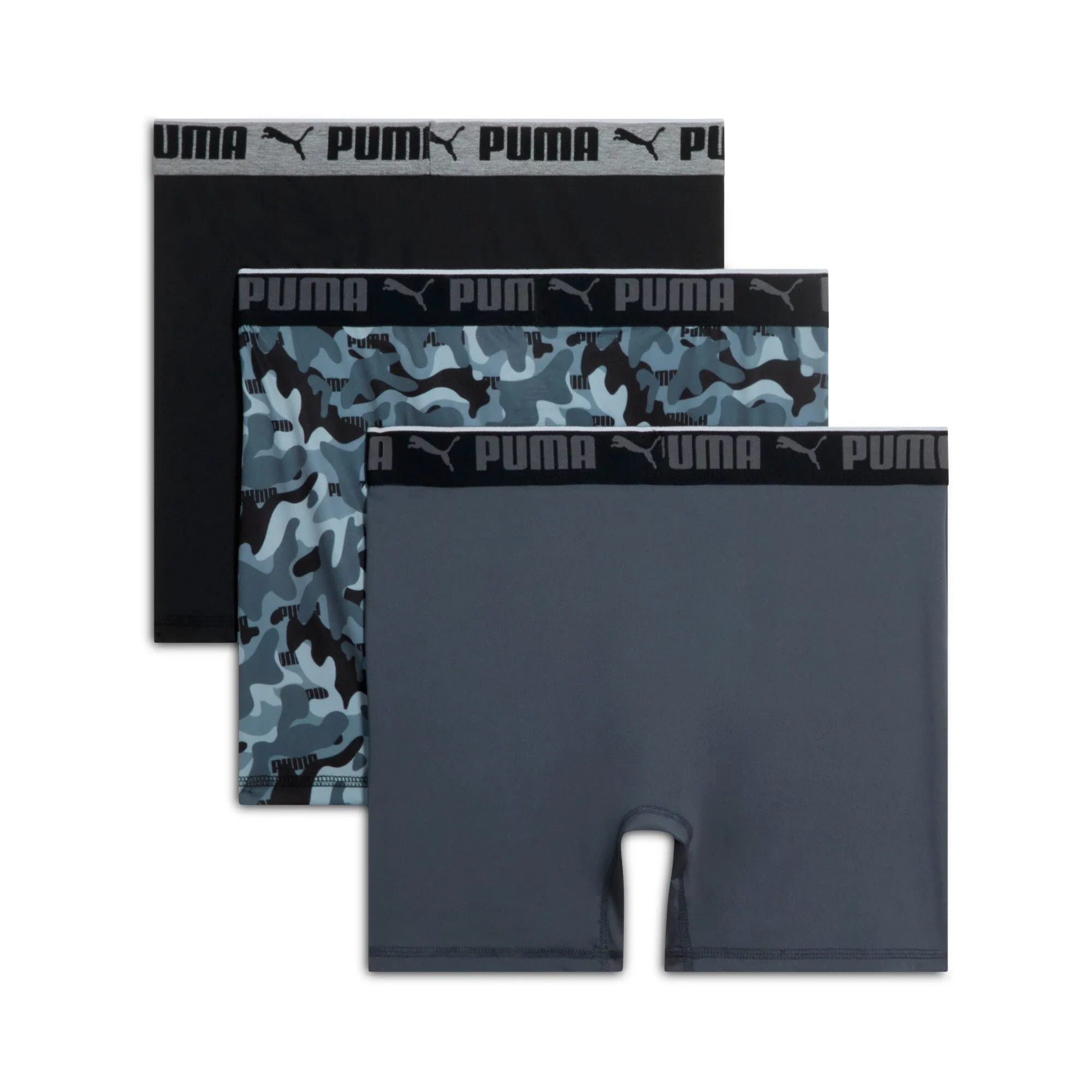 PUMA Herren Sportstyle Camo Boxershorts (3er Pack)