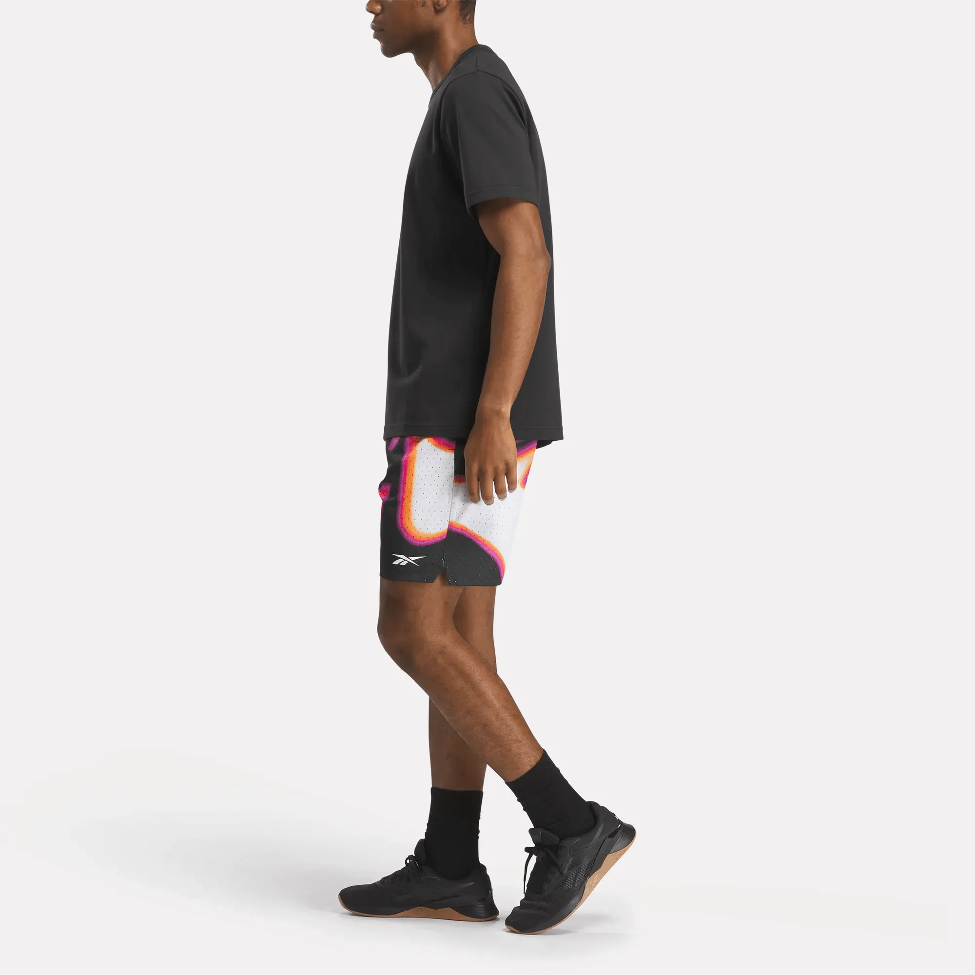 Reebok Bekleidung Herren Reebok Basketball Transition Short Aop