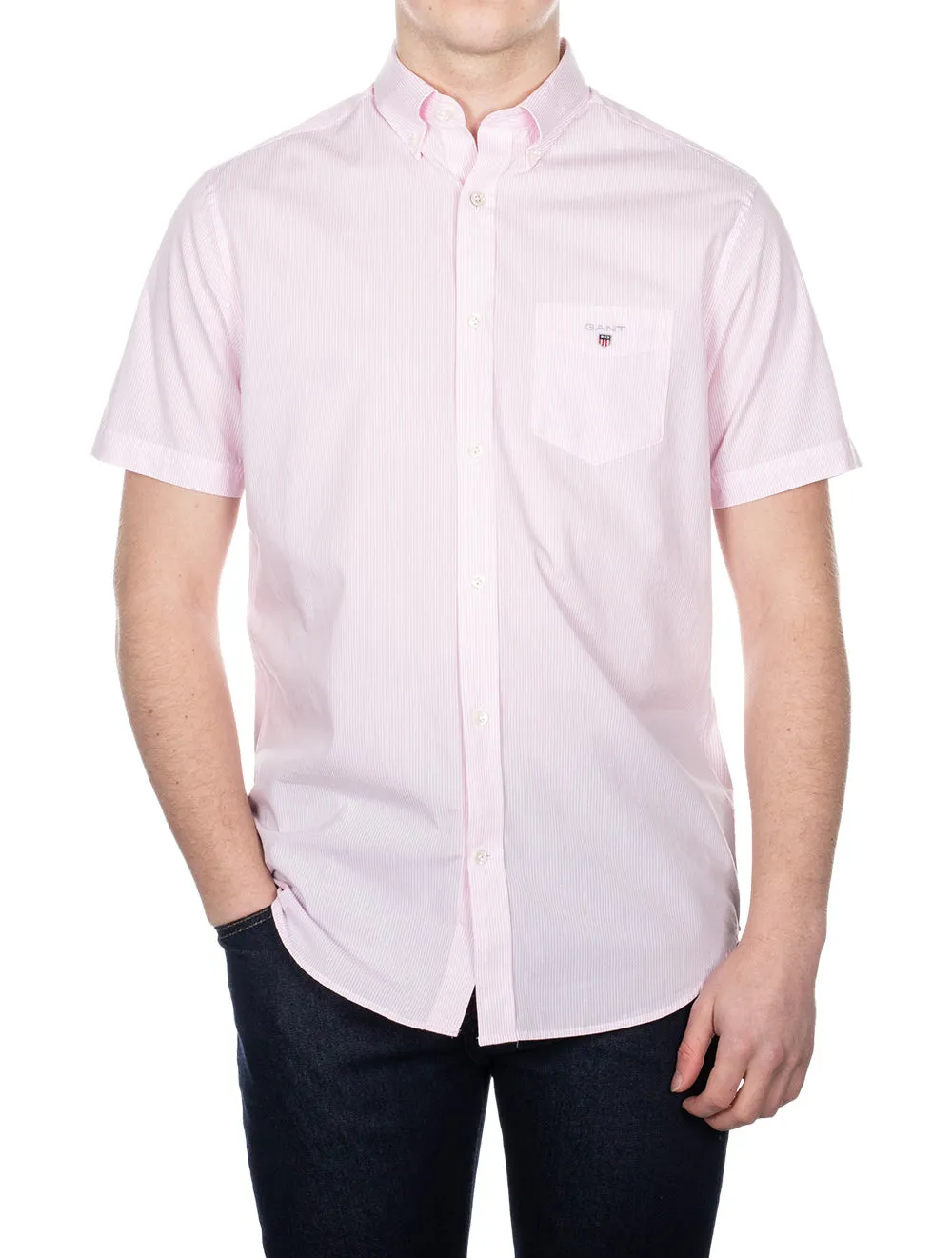 Regular Fit Broadcloth Banker Buttondown Kalifornien Rosa