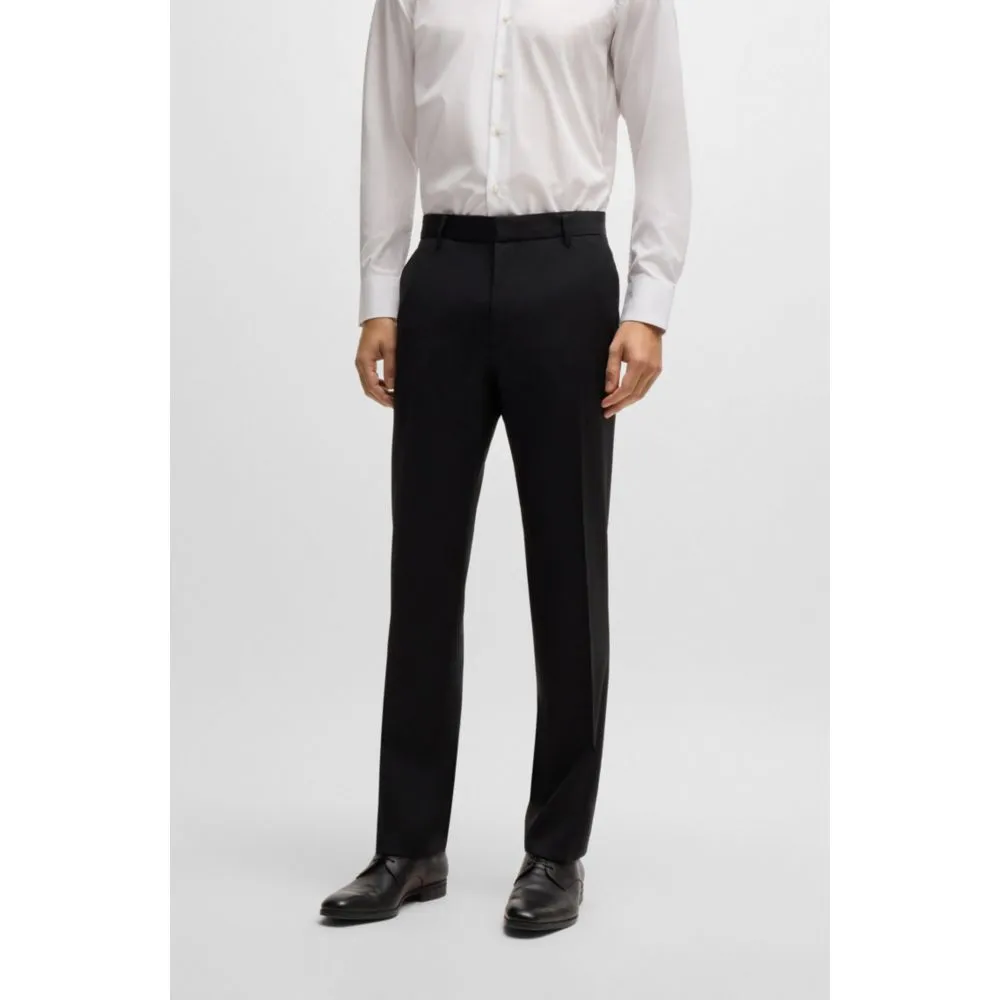Regular-fit Hose aus Wollserge
