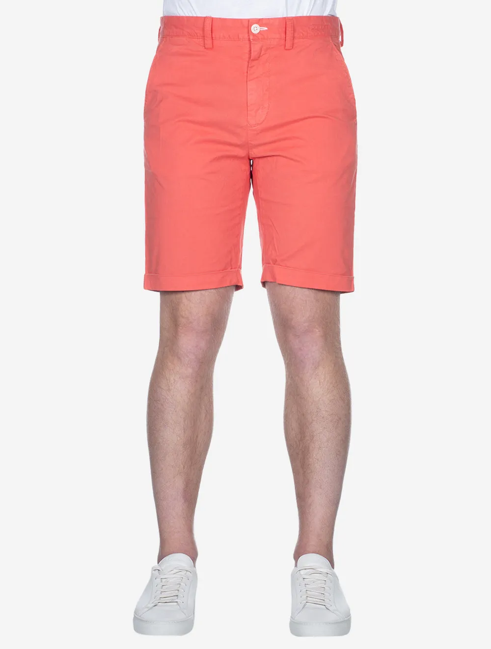Reguläre Sonnenverblasste Shorts Sonnenuntergang Rosa