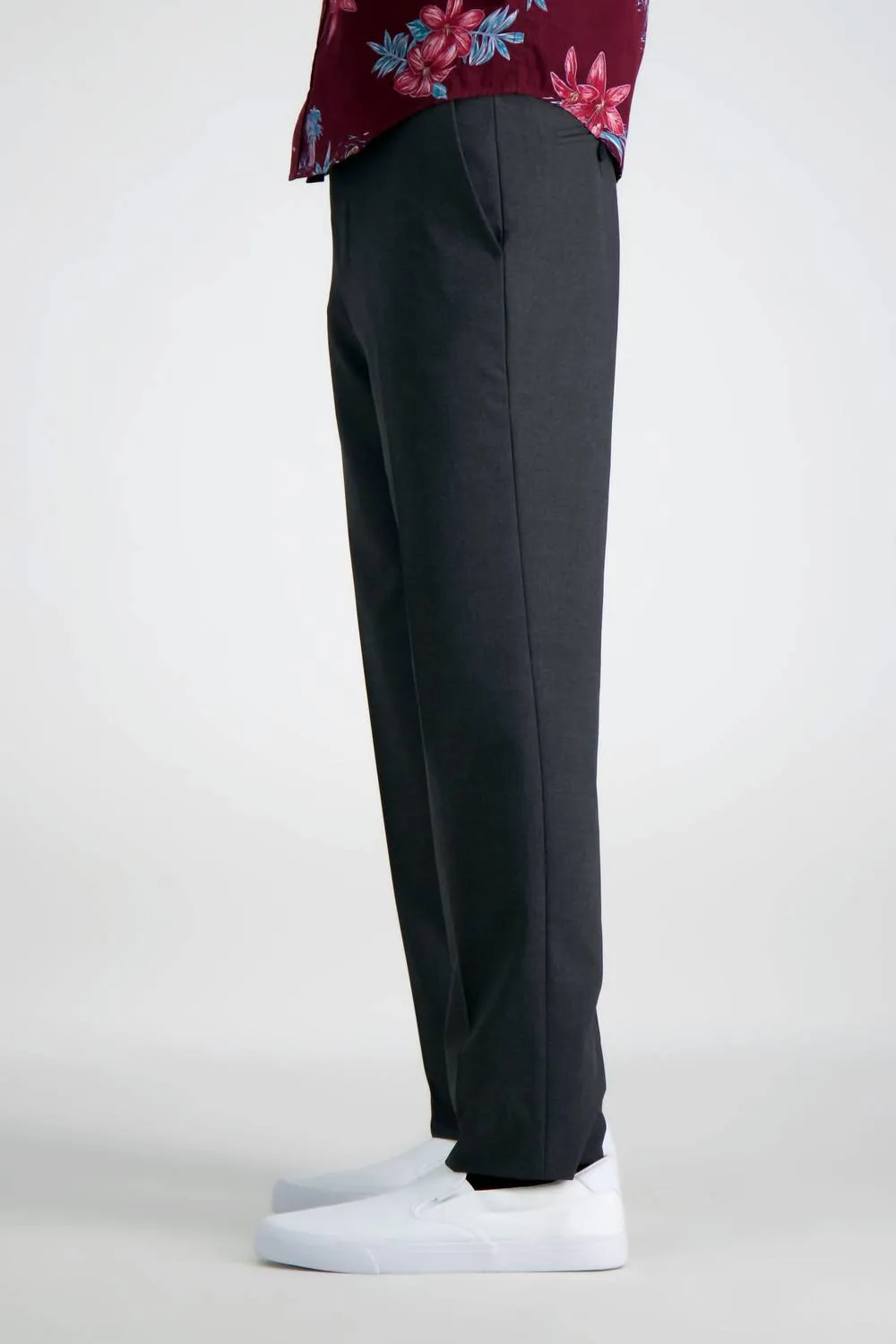 Slim Fit Anzughose in Grau Meliert