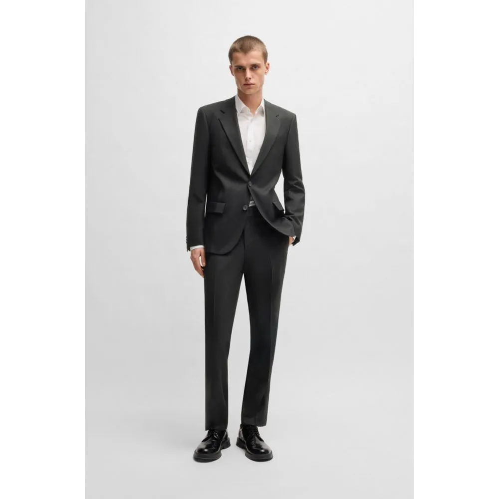 Slim-fit Anzughose in Wollköper