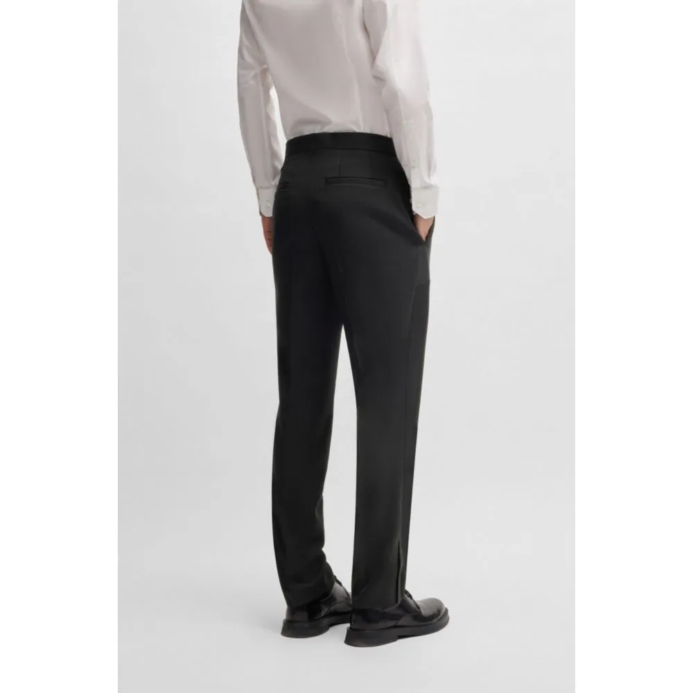 Slim-fit Anzughose in Wollköper