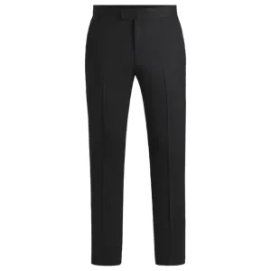 Slim-fit Anzughose in Wollköper