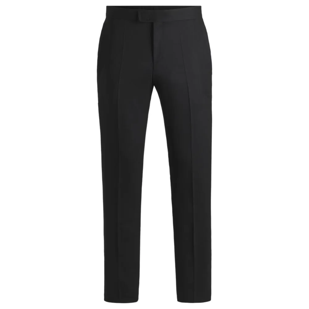 Slim-fit Anzughose in Wollköper