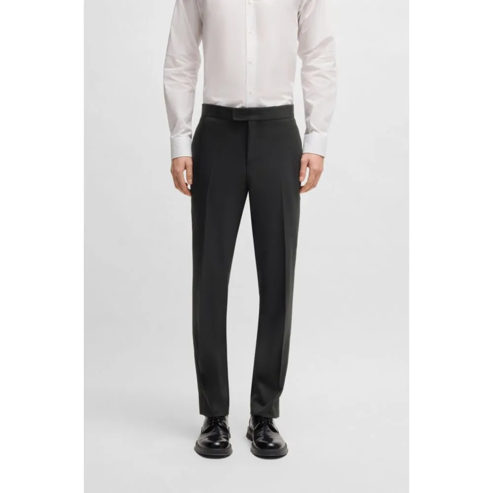 Slim-fit Anzughose in Wollköper