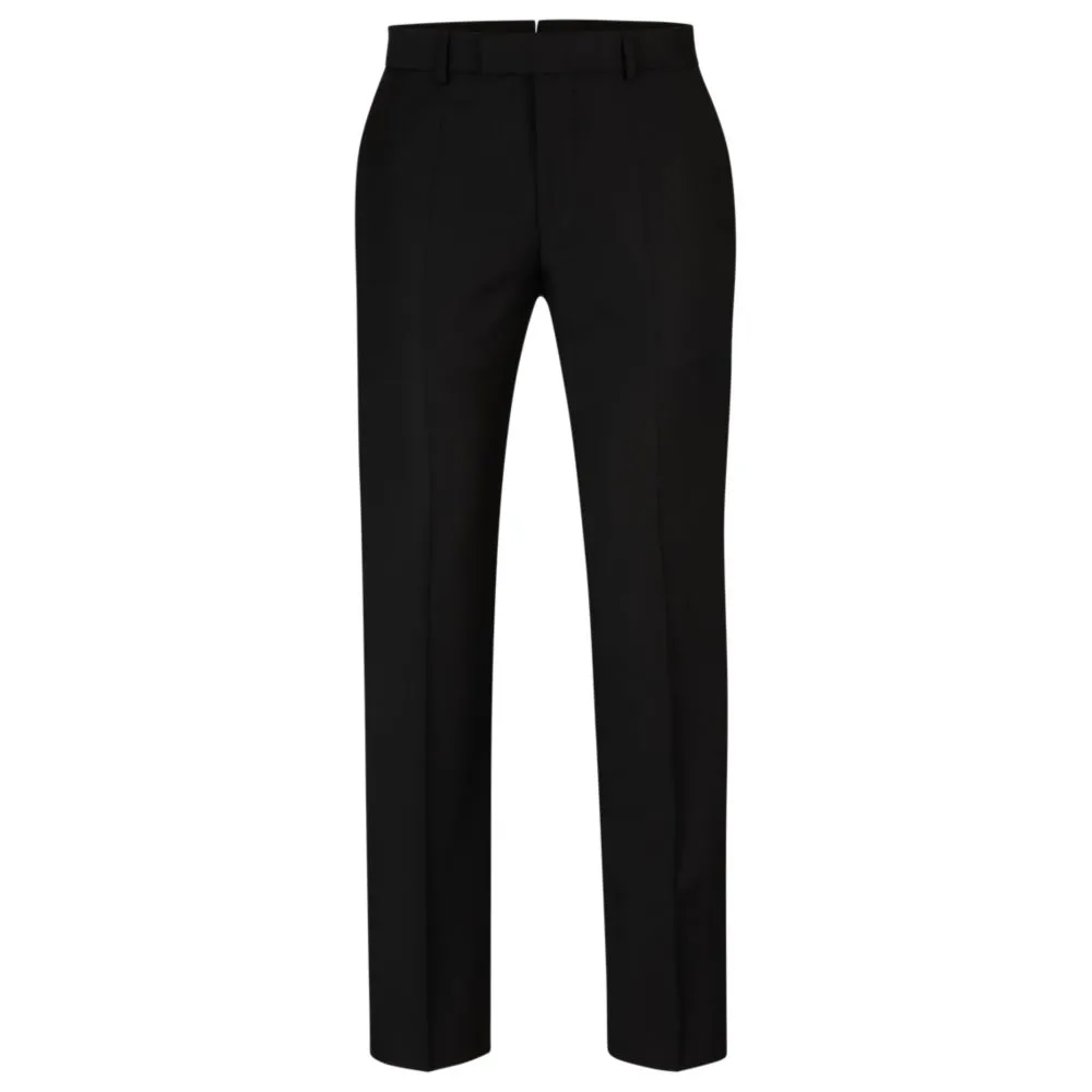Slim-fit Hose aus reiner Wolle mit Stretch