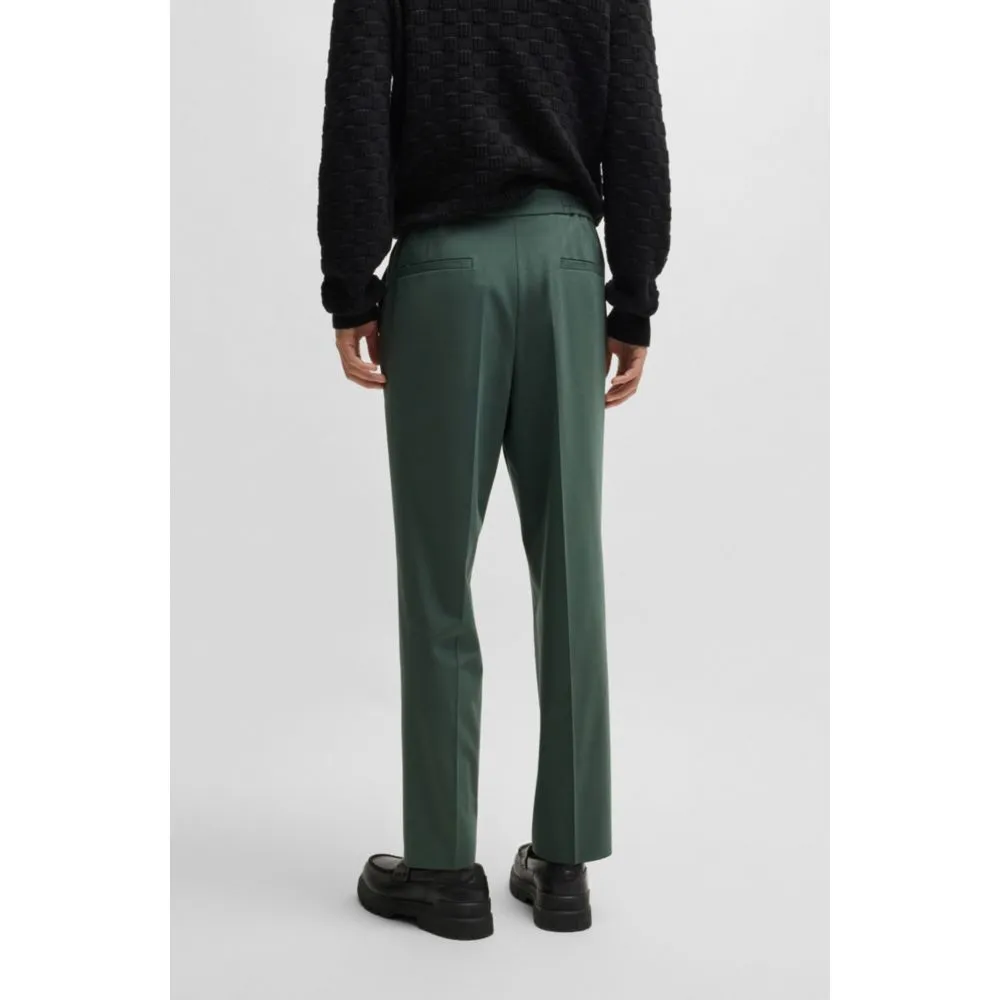 Slim-Fit-Hose in Wollpopeline