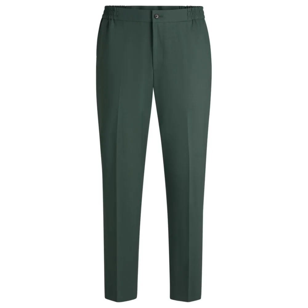 Slim-Fit-Hose in Wollpopeline