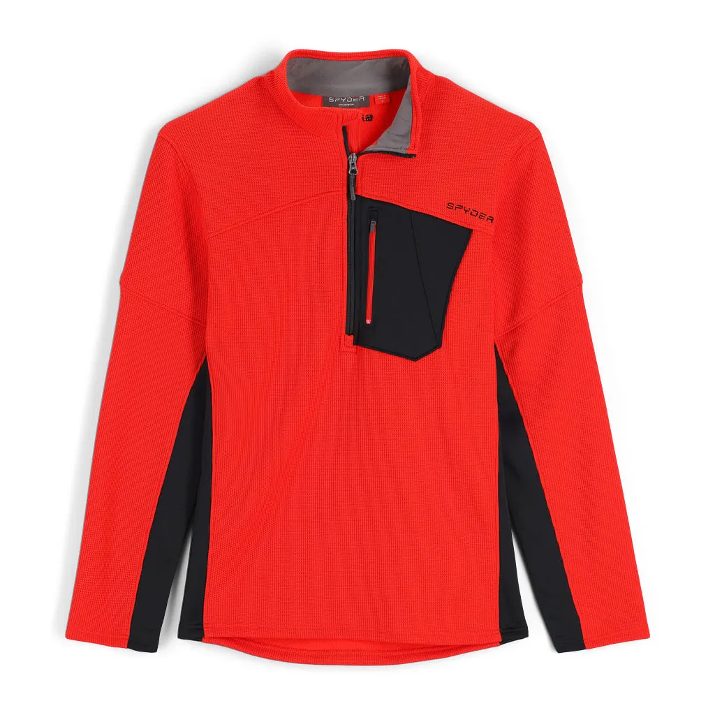 Spyder Bandit Halbzip-Pullover Rot Spyder