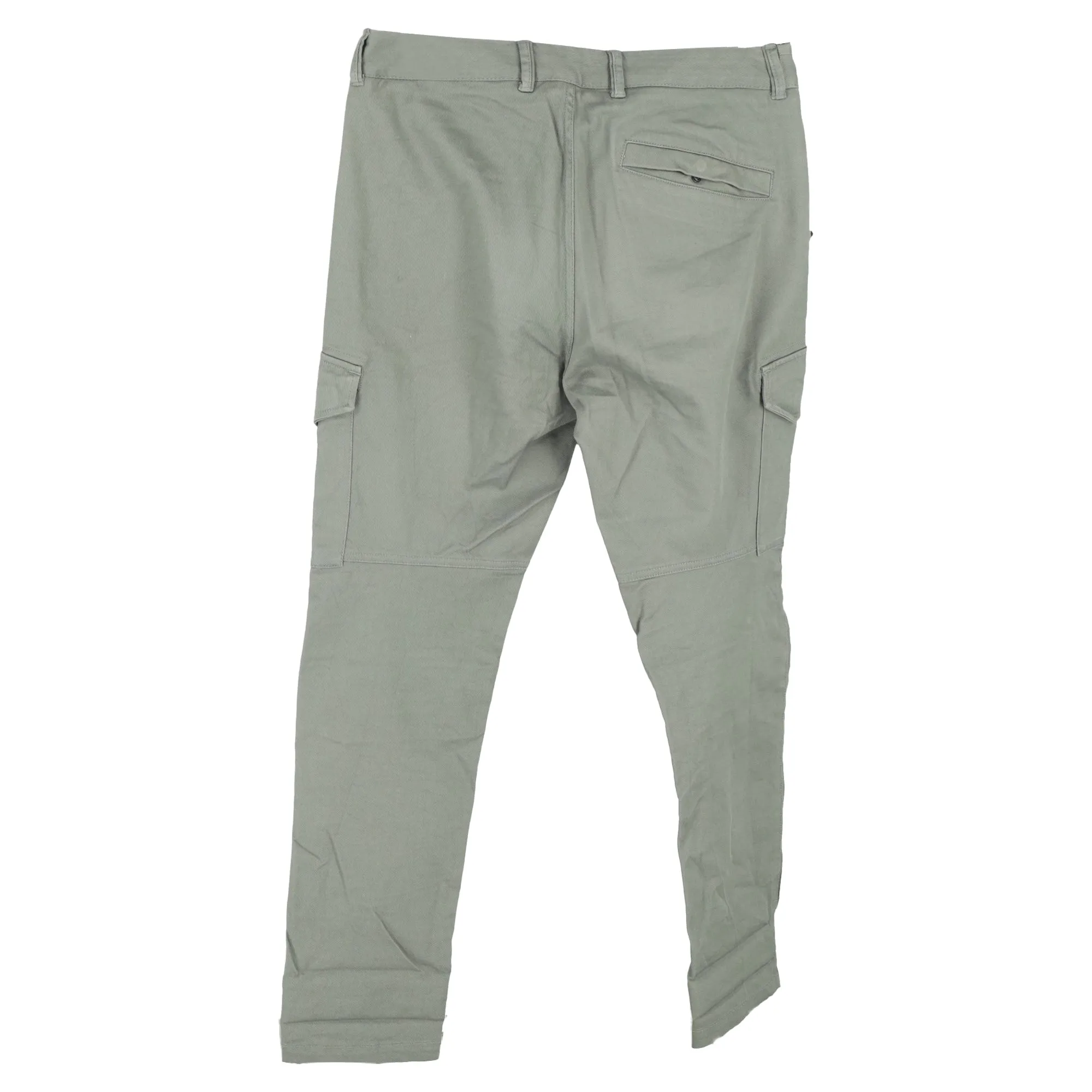 Stone Island Patch Logo Hose in Grün aus Baumwolle
