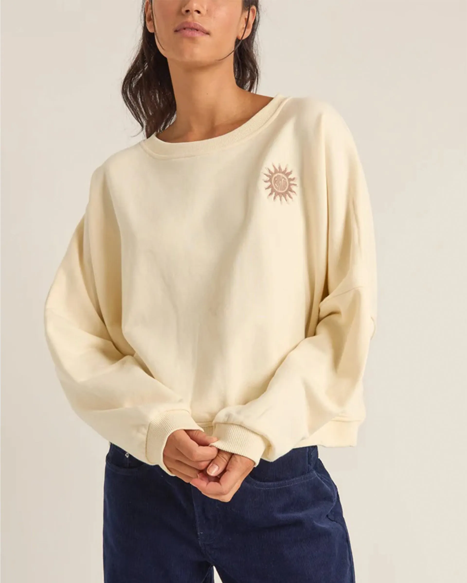 Sonnenverblasster lässiger Fleece
