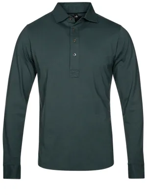Maßgeschneidertes Polo-Shirt aus Jersey in Racing Grün