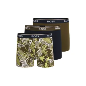 Dreierpack dehnbare Baumwoll-Boxershorts