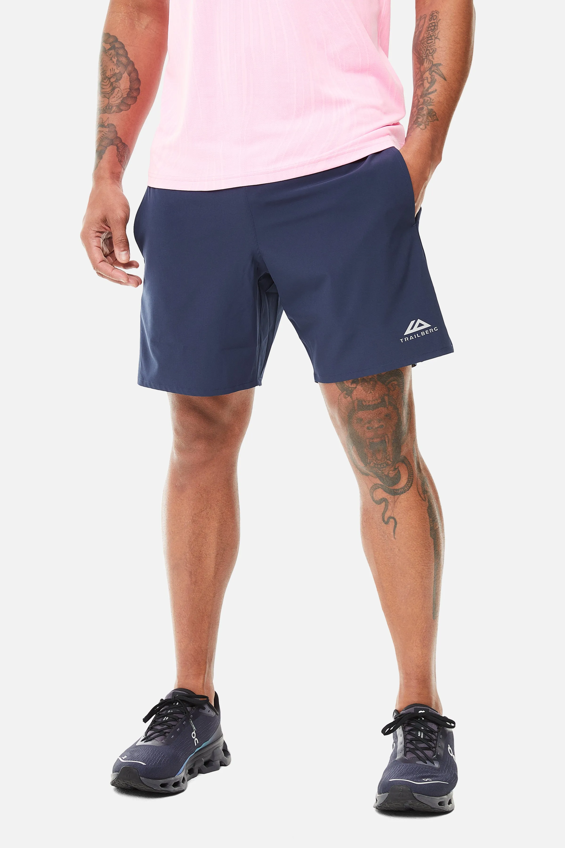 Trailberg Vertex Jacquard Short - Marineblau