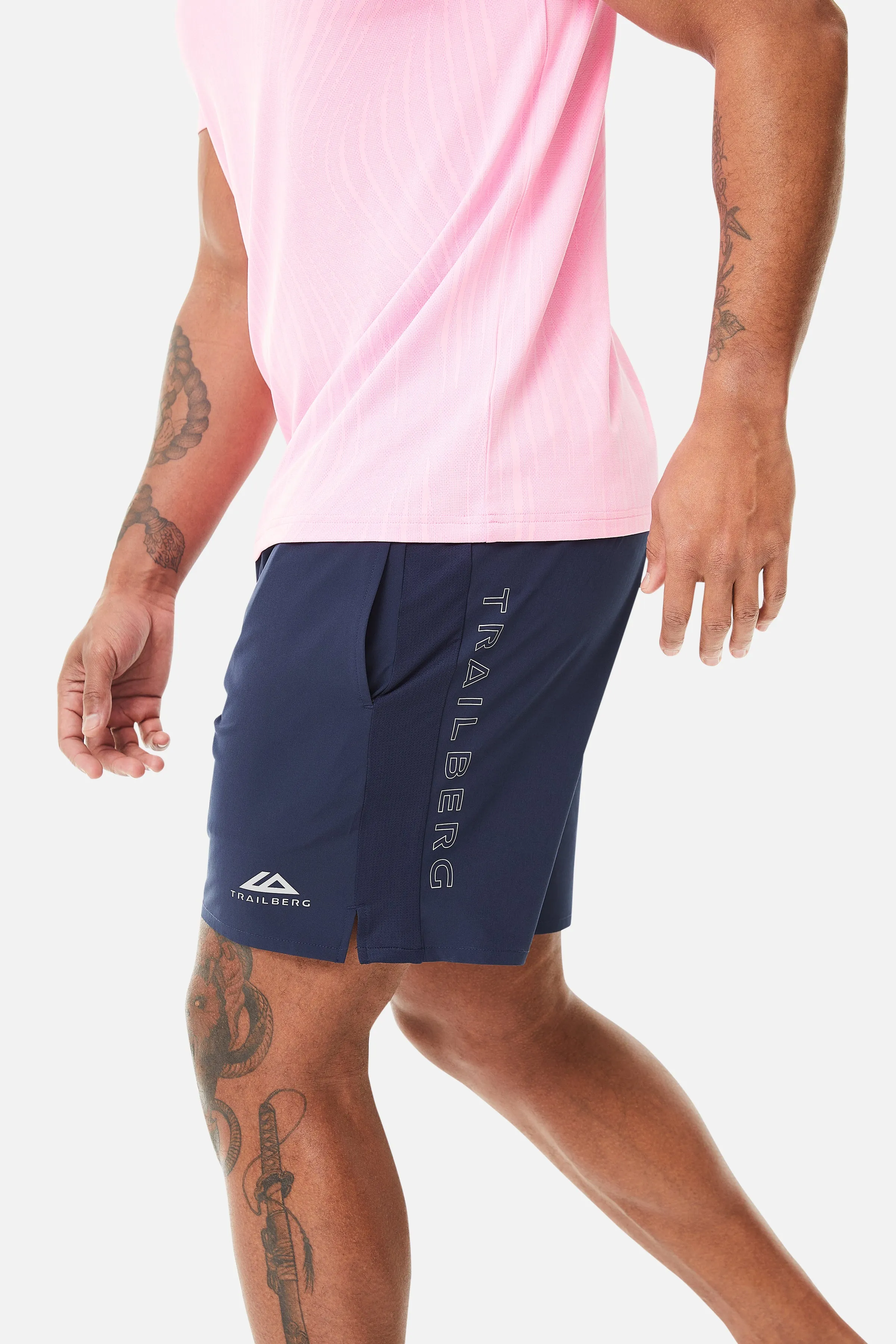 Trailberg Vertex Jacquard Short - Marineblau