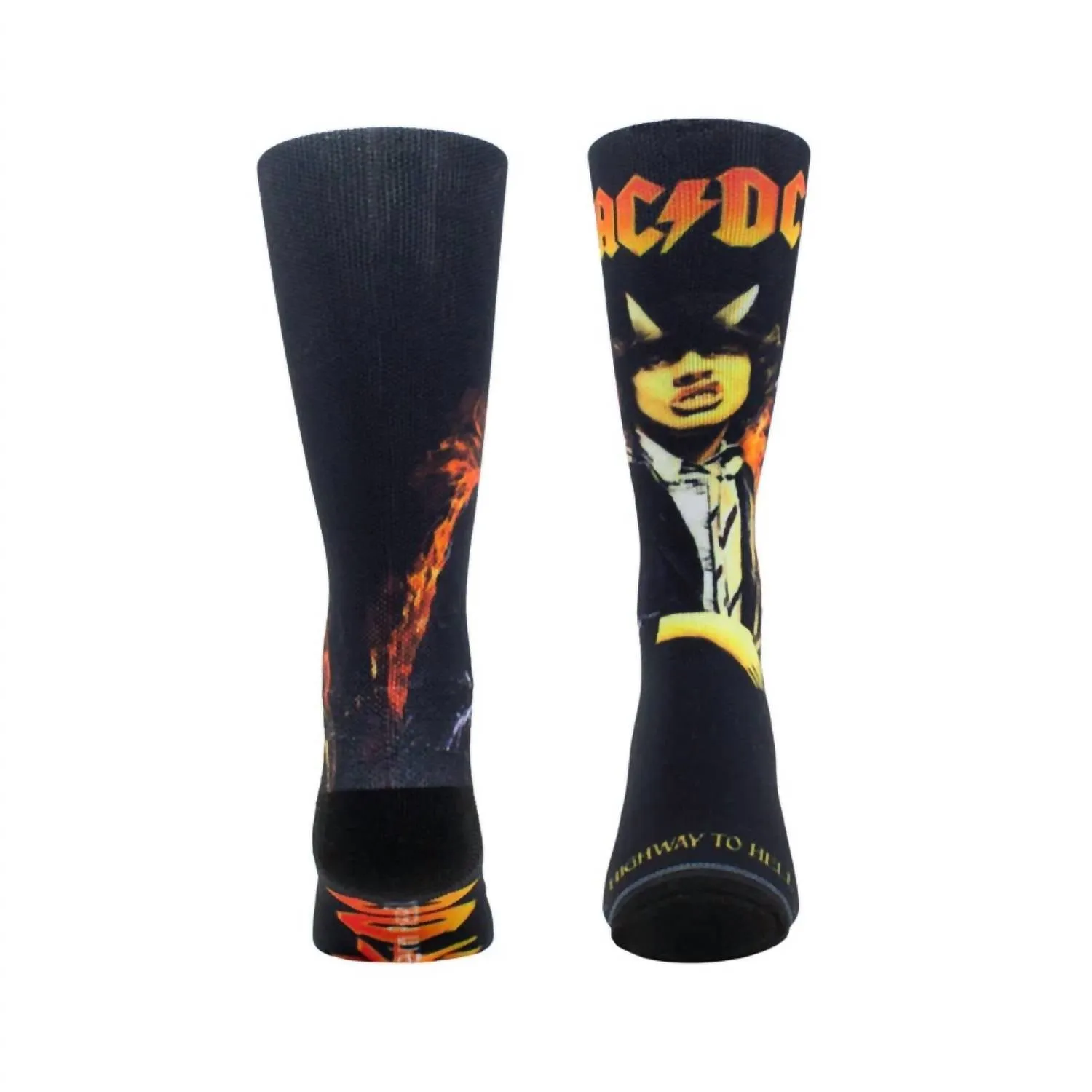 Unisex - AC/DC Highway To Hell Socke in Schwarz
