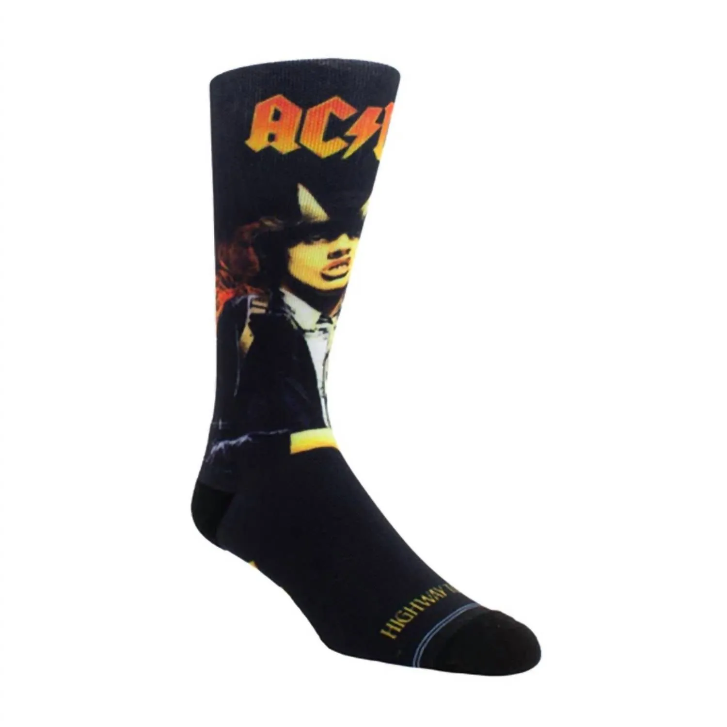 Unisex - AC/DC Highway To Hell Socke in Schwarz
