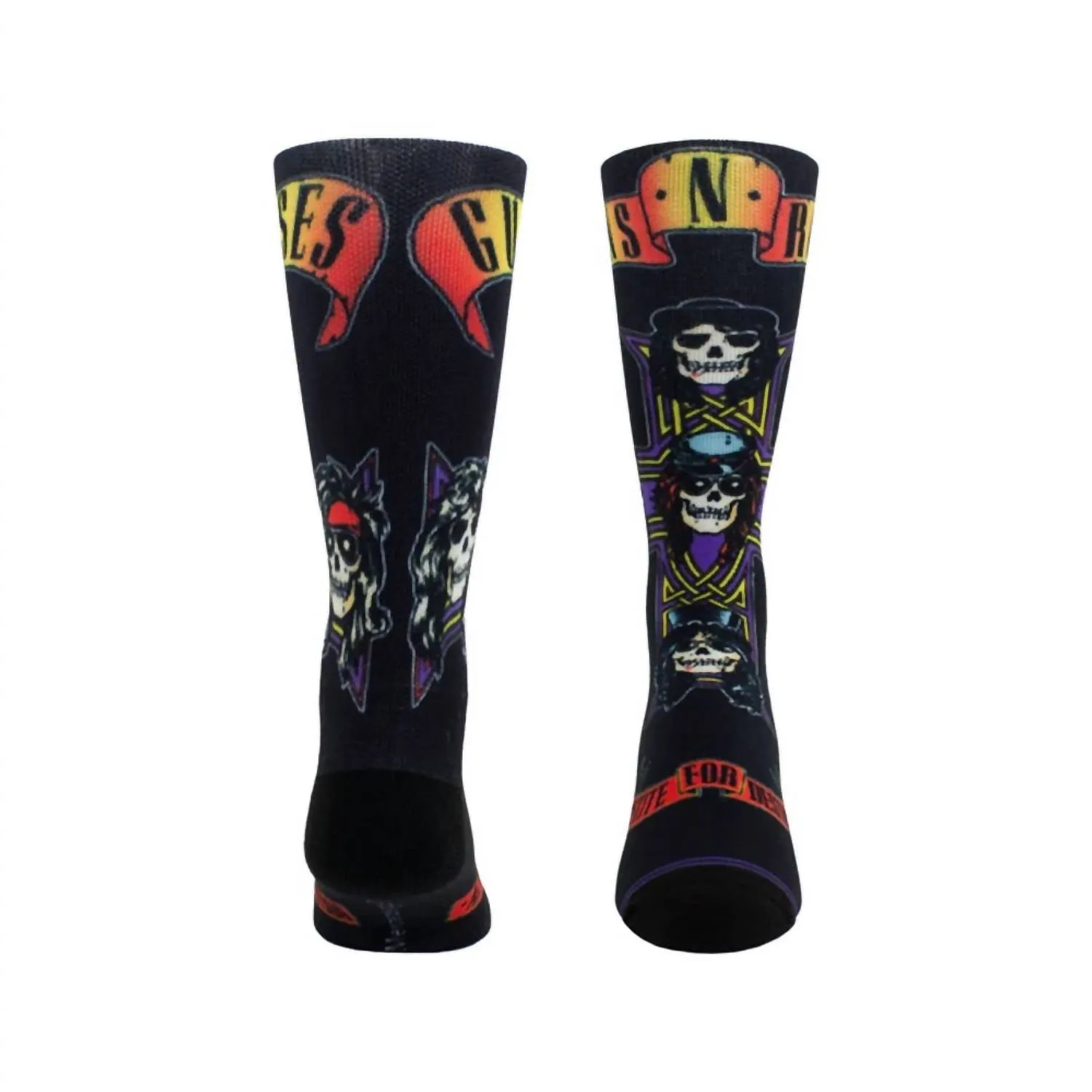Unisex - Guns N' Roses Appetite Cross Sock in Schwarz