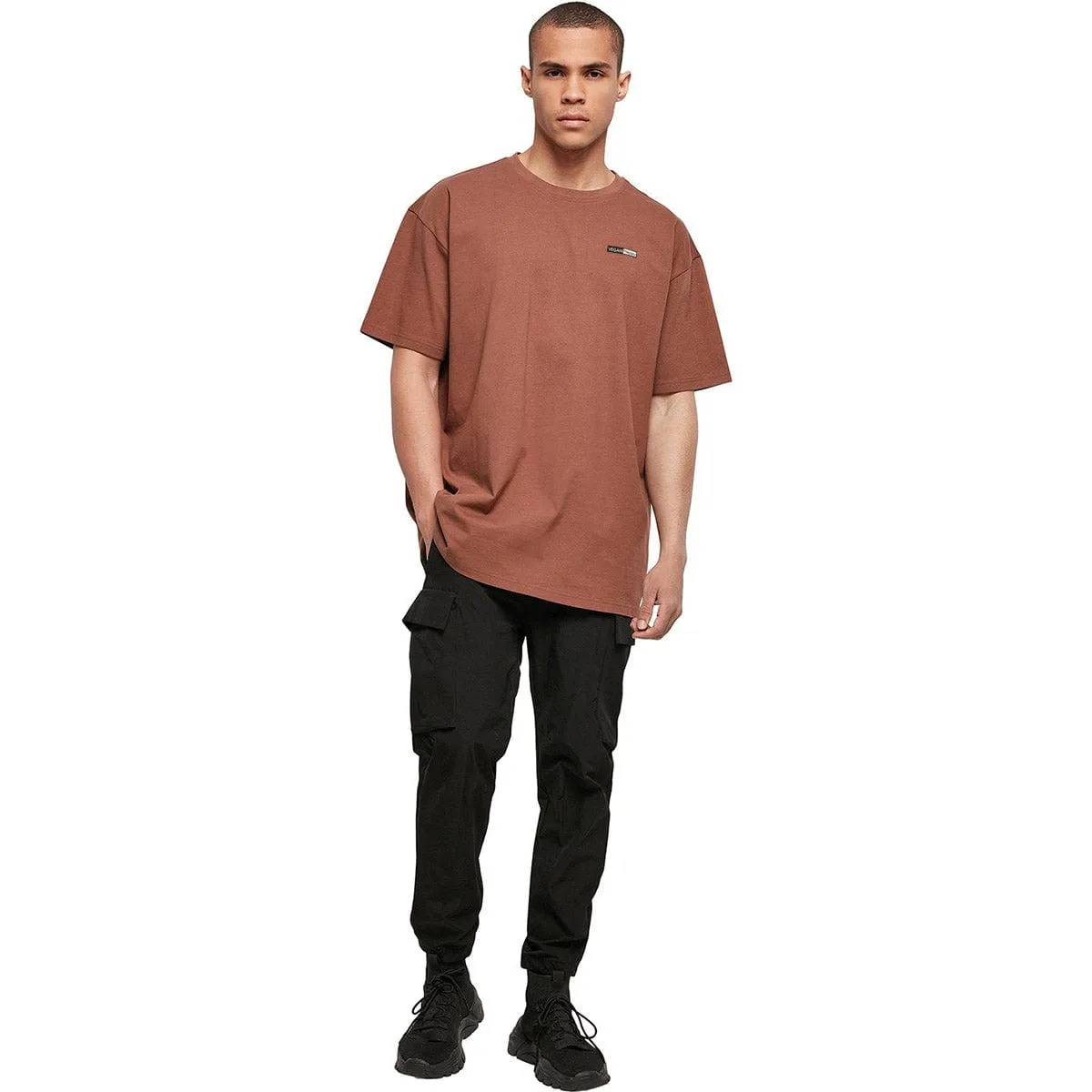 Veganes Übergroßes Baumwoll-T-Shirt für Herren | Mehrere Farben
