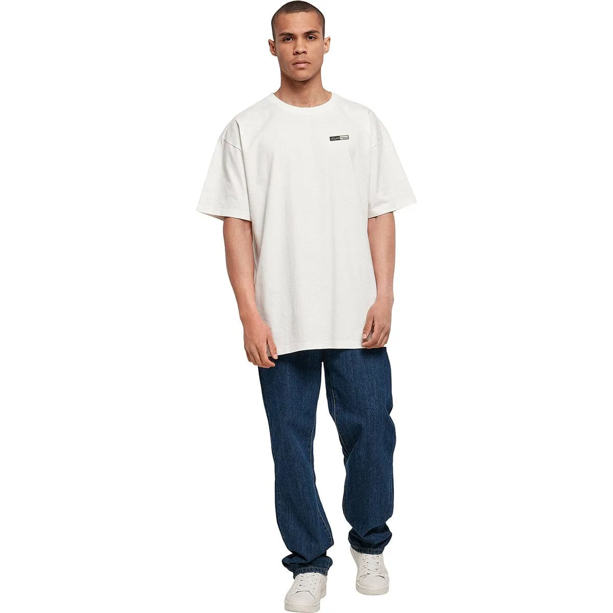 Veganes Übergroßes Baumwoll-T-Shirt für Herren | Mehrere Farben