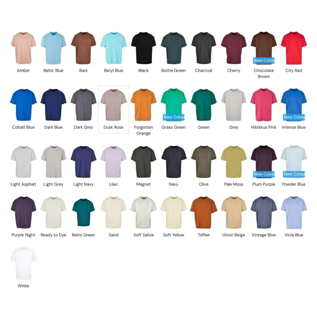 Veganes Übergroßes Baumwoll-T-Shirt für Herren | Mehrere Farben