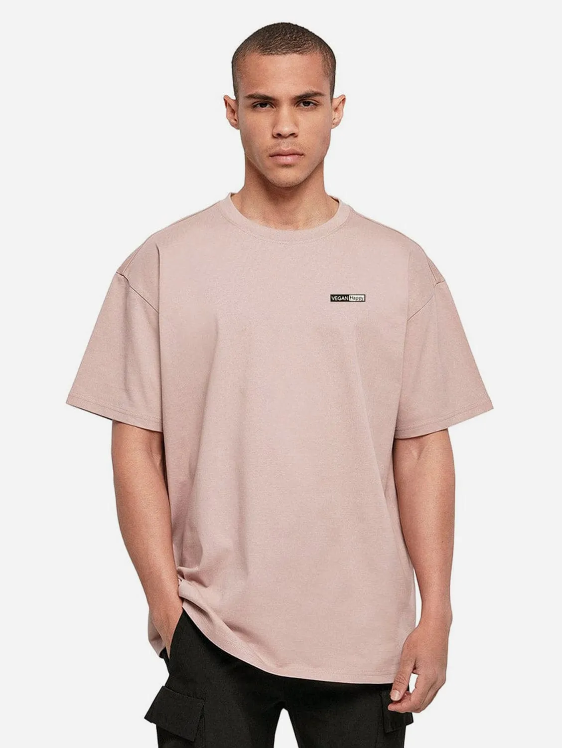Veganes Übergroßes Baumwoll-T-Shirt für Herren | Mehrere Farben