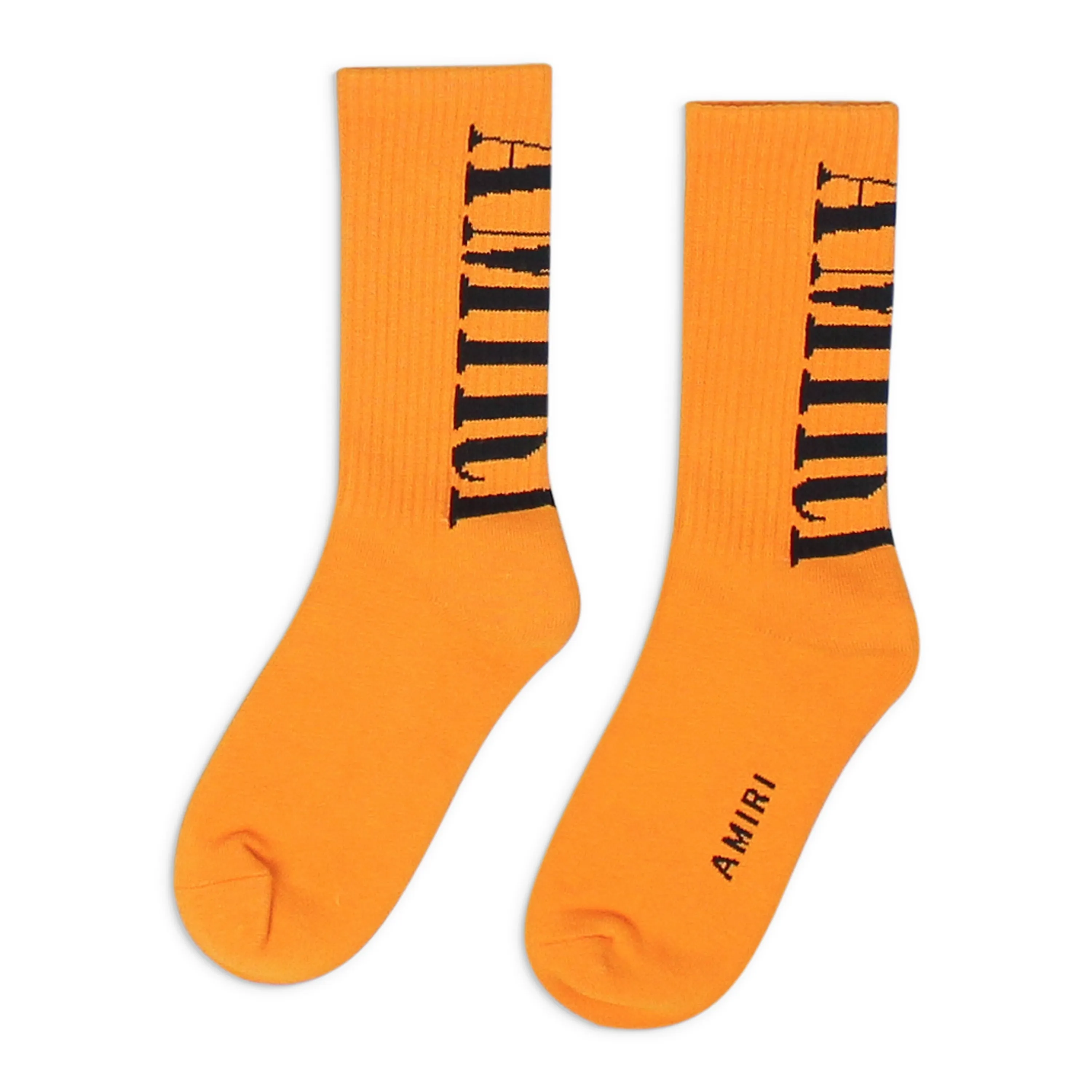 VERTICAL CORE LOGO SOCK Orangefarbene Socken