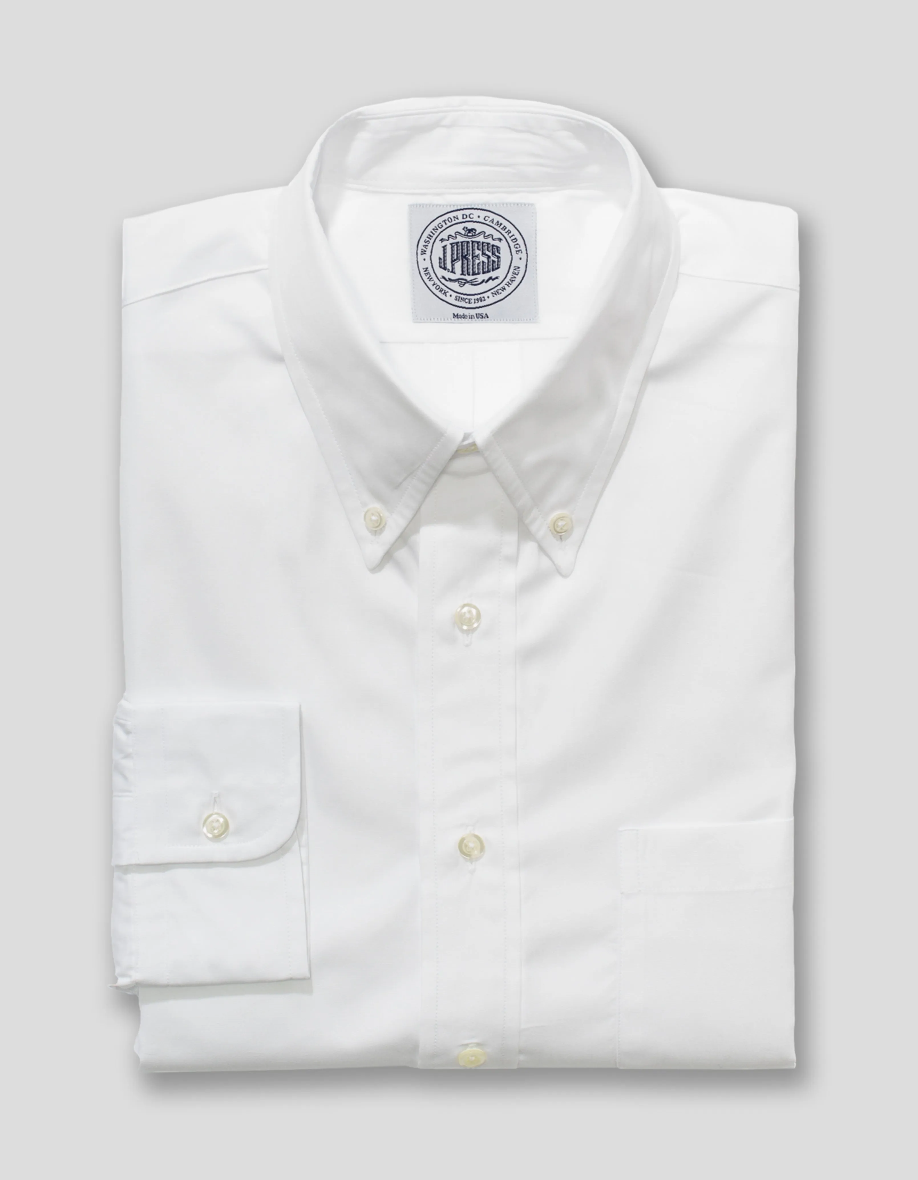 WEIßES BROADCLOTH-HERMD