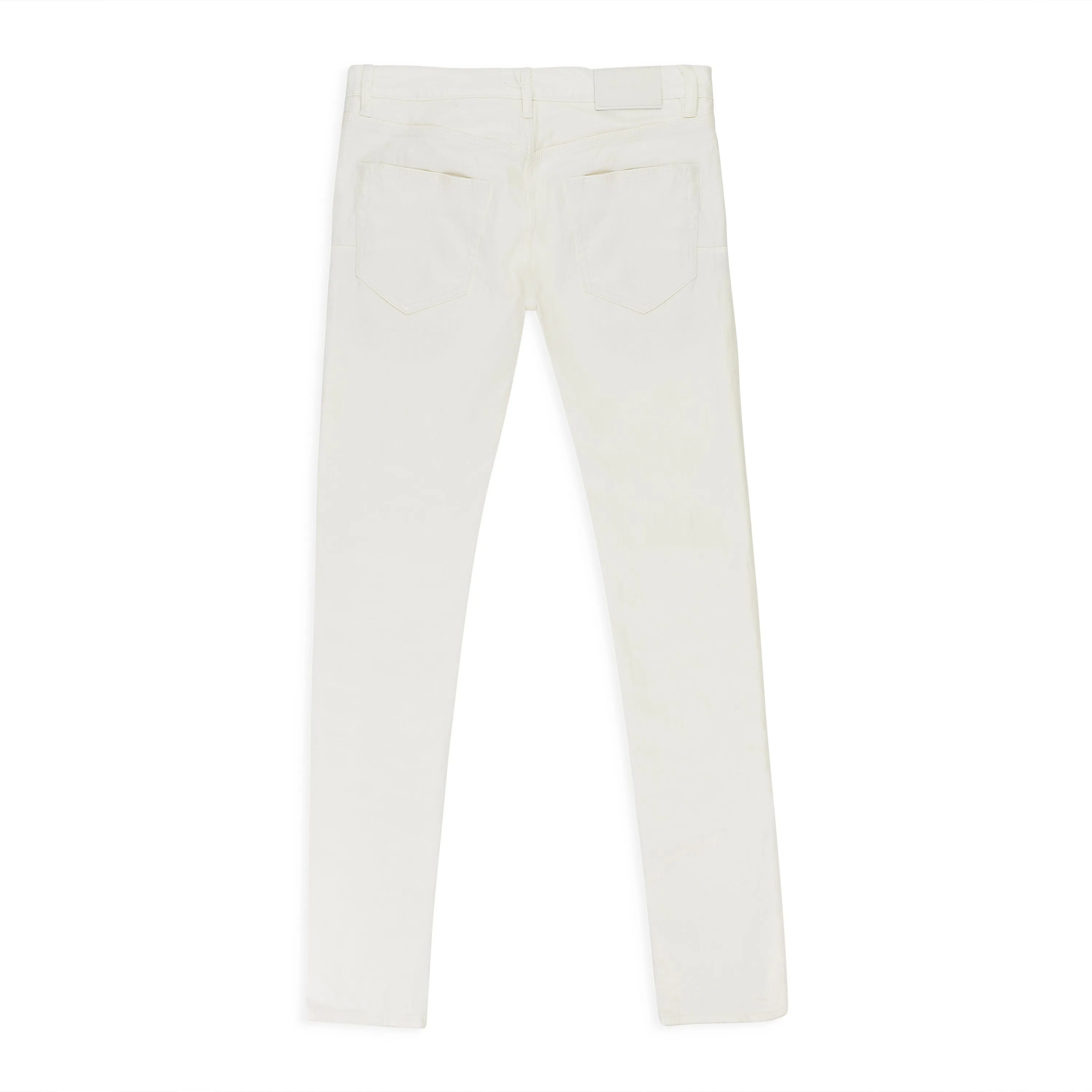 WEIßE FILM-MONOGRAMM-JACQUARD Weiße SKINNY JEANS